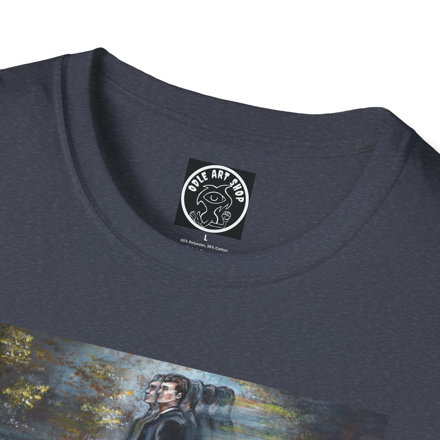 Surreal Boxing Scene T‑Shirt — Vintage Noir Collage Art Tee