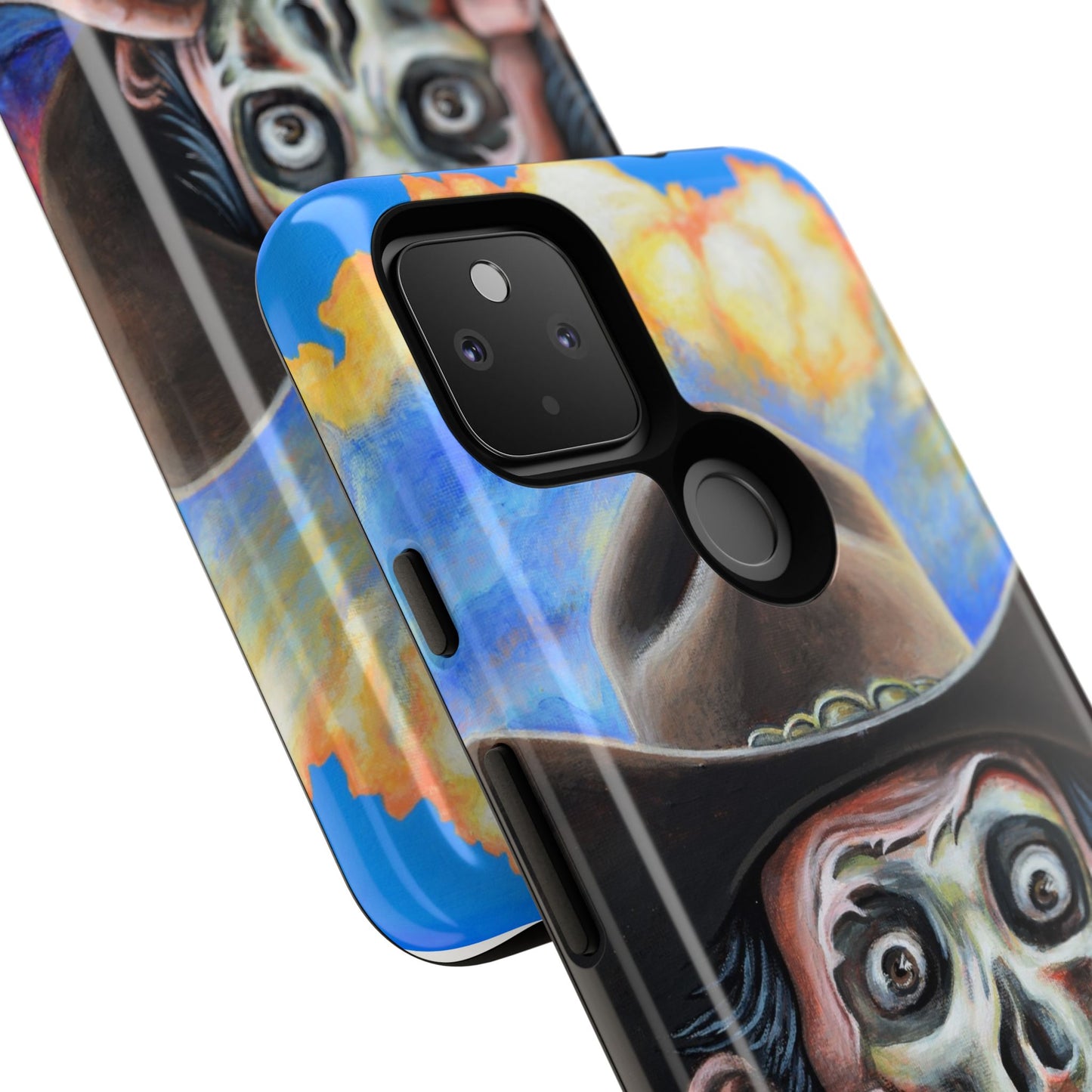 Skull Cowboy Phone Case - Tough Cases with Bold Artwork, Unique Gift for Halloween, Bold Aesthetic, Ideal for Music Lovers, [...]