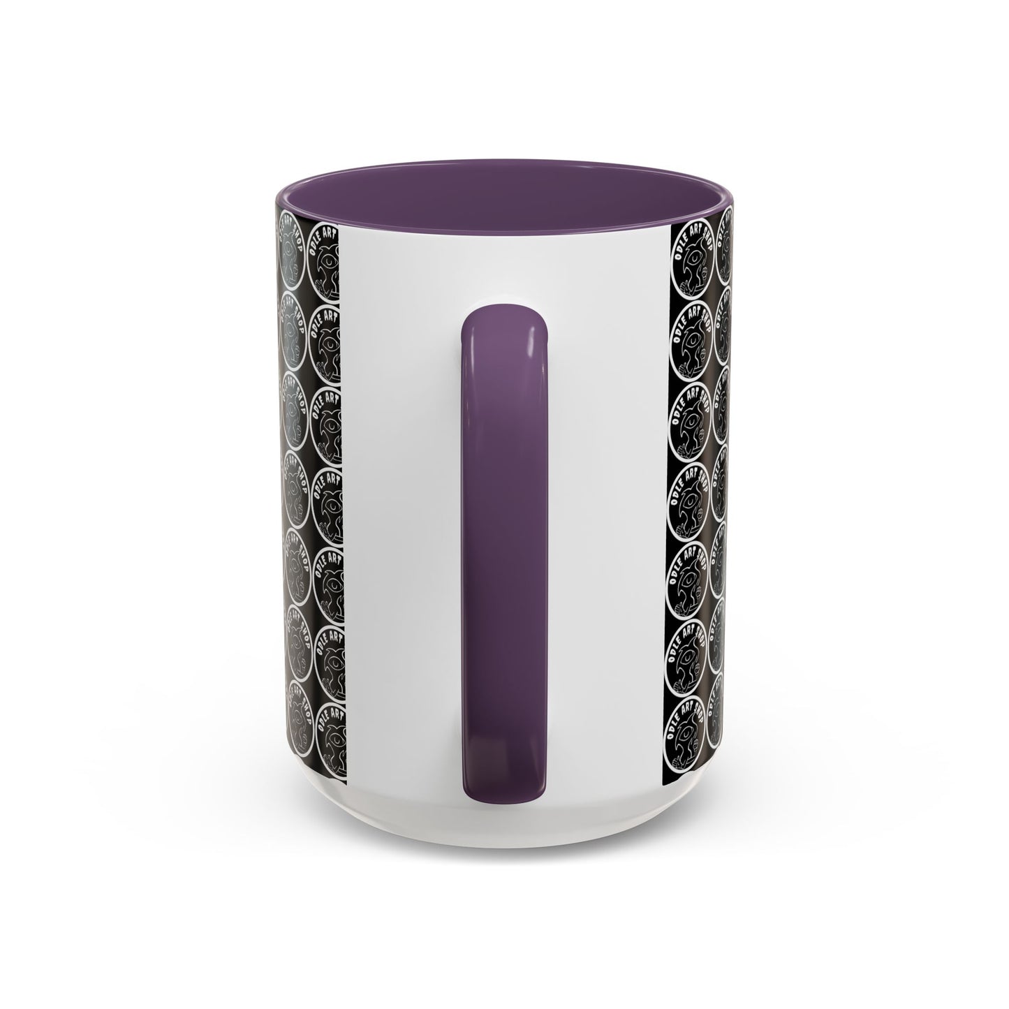 Unique Artistic Accent Coffee Mug with Colorful Ice Cream Design