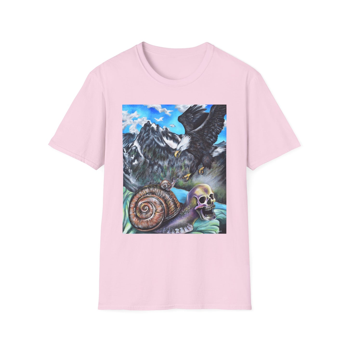 Adventure-Inspired Art Tee, Nature Lover Shirt, Unique Graphic T-Shirt, Boho Casual Wear, Gift for Outdoor Enthusiasts