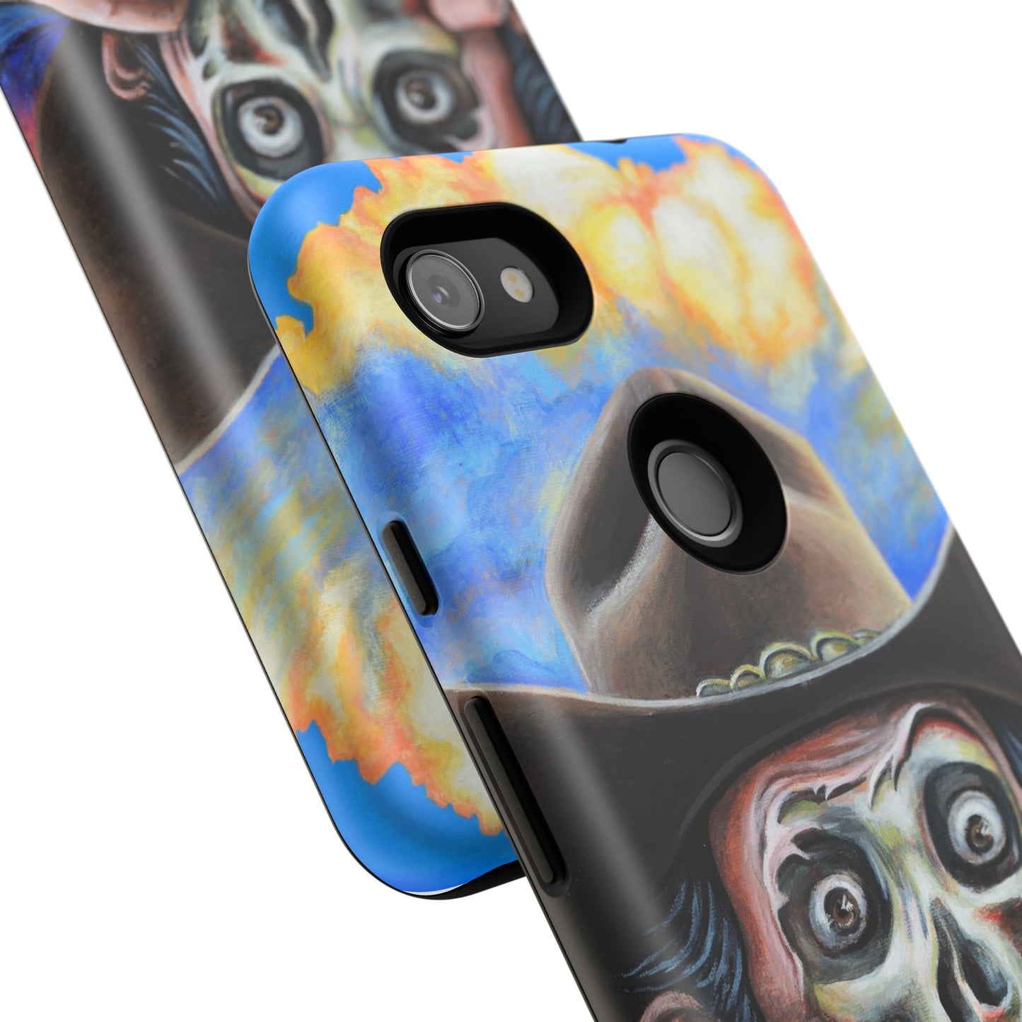 Skull Cowboy Phone Case - Tough Cases with Bold Artwork, Unique Gift for Halloween, Bold Aesthetic, Ideal for Music Lovers, [...]