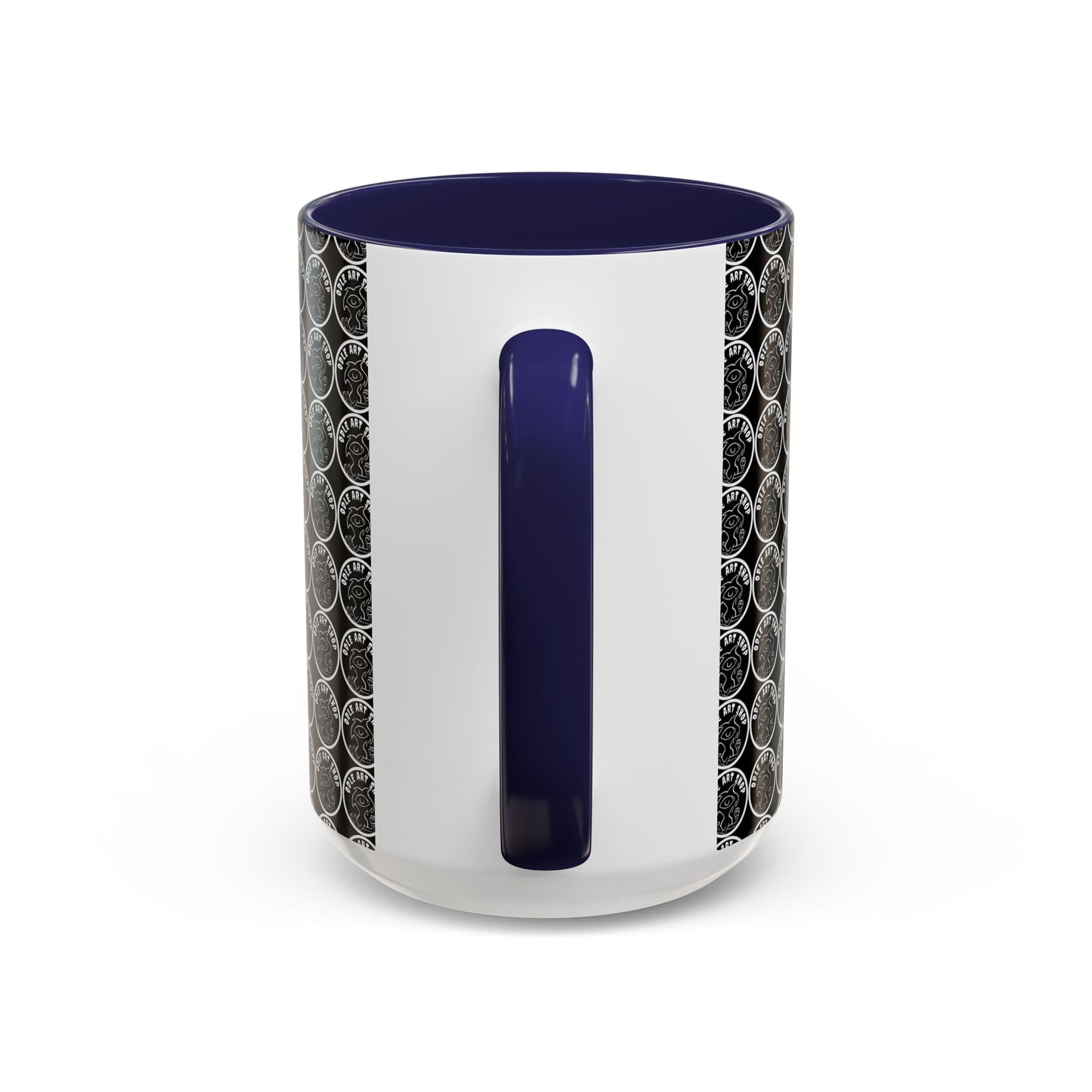 Surreal Poolside Art Coffee Mug — Color Accent 11/15oz
