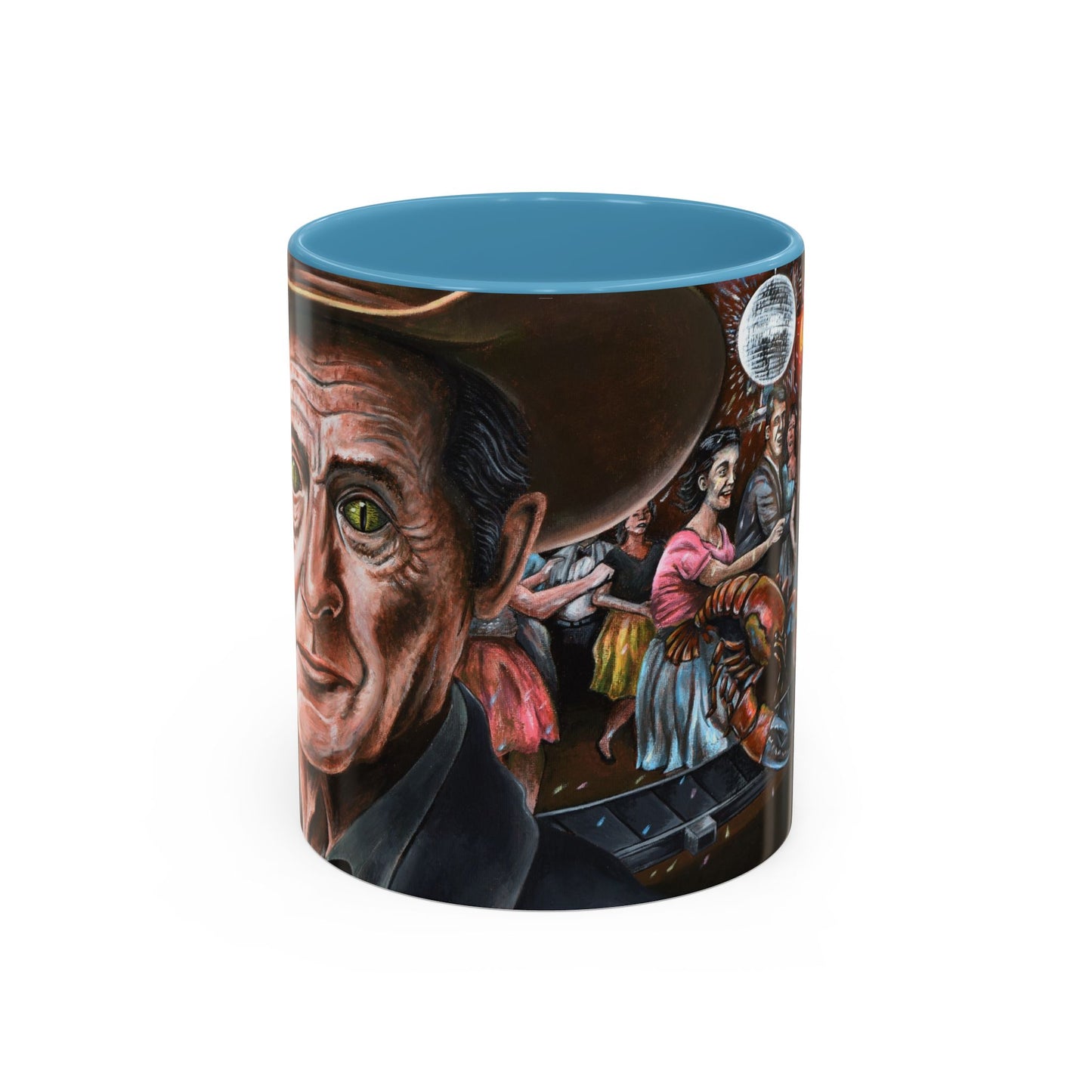 Bad Dream Coffee Mug — Lizard Man Party Monster Coffee Mug (11/15 oz)
