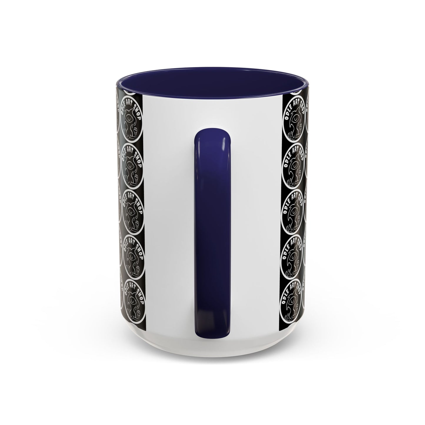 Day of the Dead Accent Coffee Mug, Colorful Skull Design Mug, Halloween Coffee Cup, Unique Art Coffee Mug
