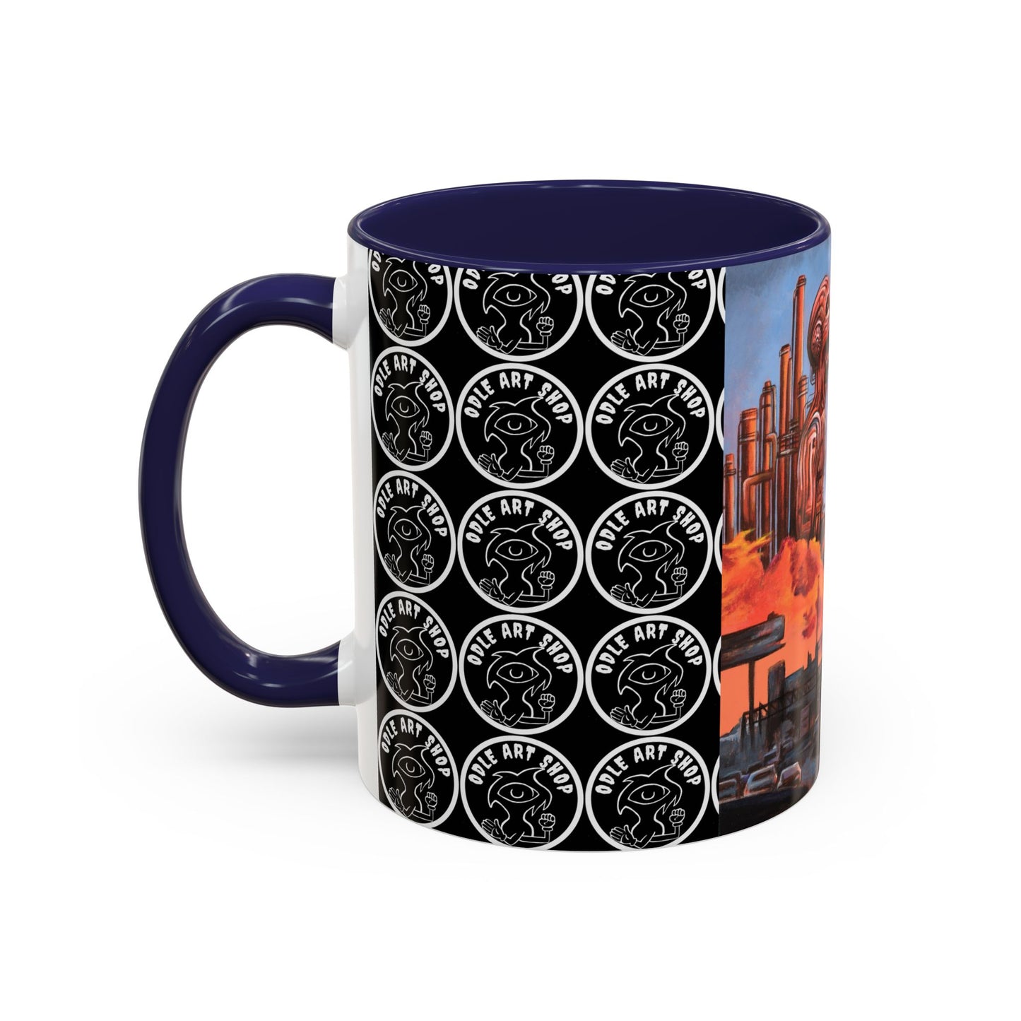 Surreal Art Coffee Mug, Unique Gift for Art Lovers, Home Decor, Black Handle Mug, Perfect for Birthdays, Holidays