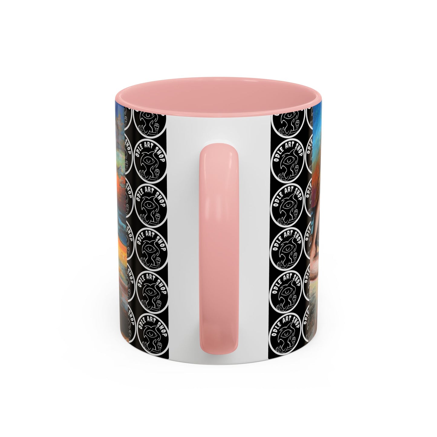 Vibrant Art-Inspired Coffee Mug, Unique Gift for Beach Lovers, Collectible Drinkware, Perfect for Birthdays, Home Decor