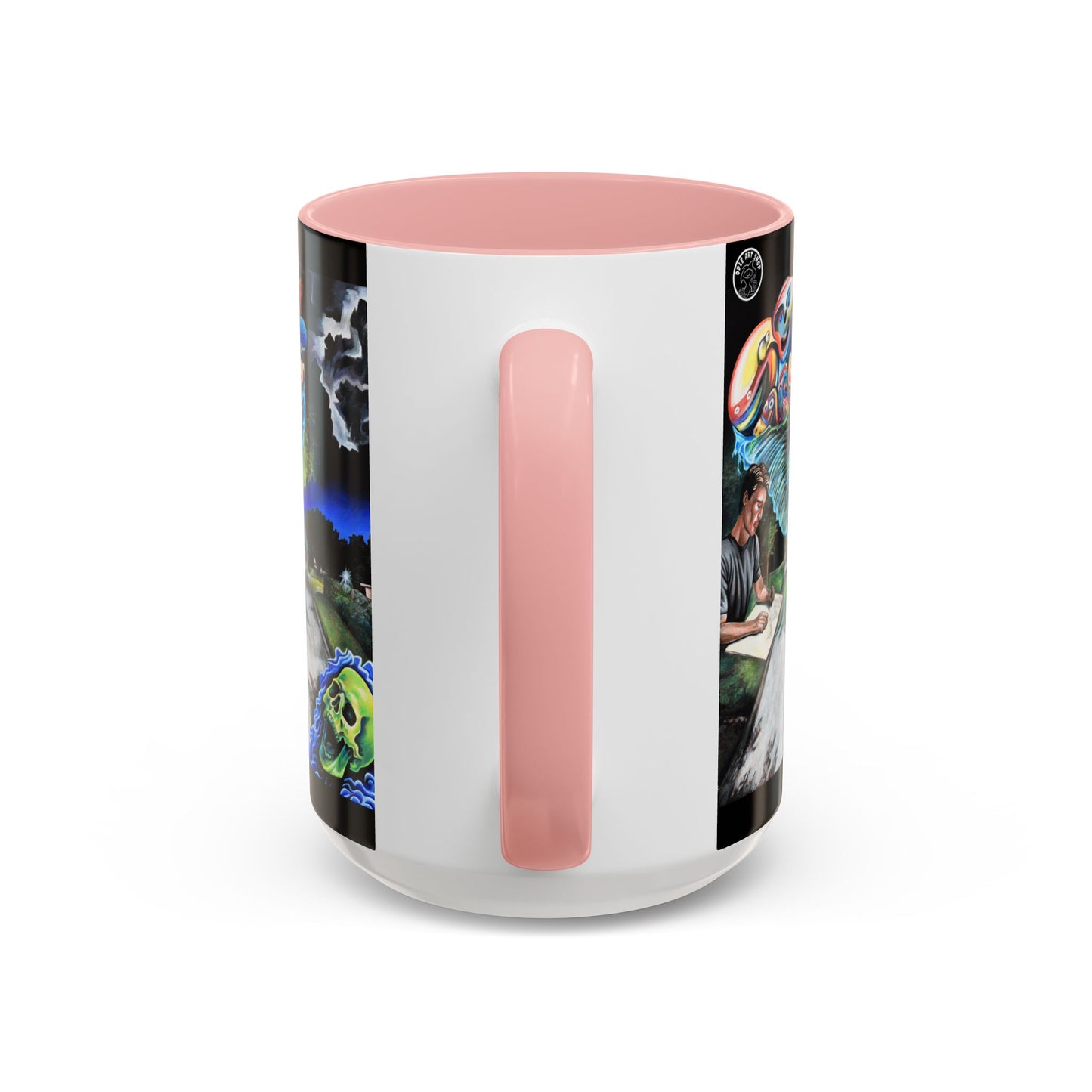 Artistic Accent Coffee Mug - Unique Gift for Coffee Lovers, Creative Aesthetic, Home Decor, Art Enthusiast, Birthday Present, Collectible