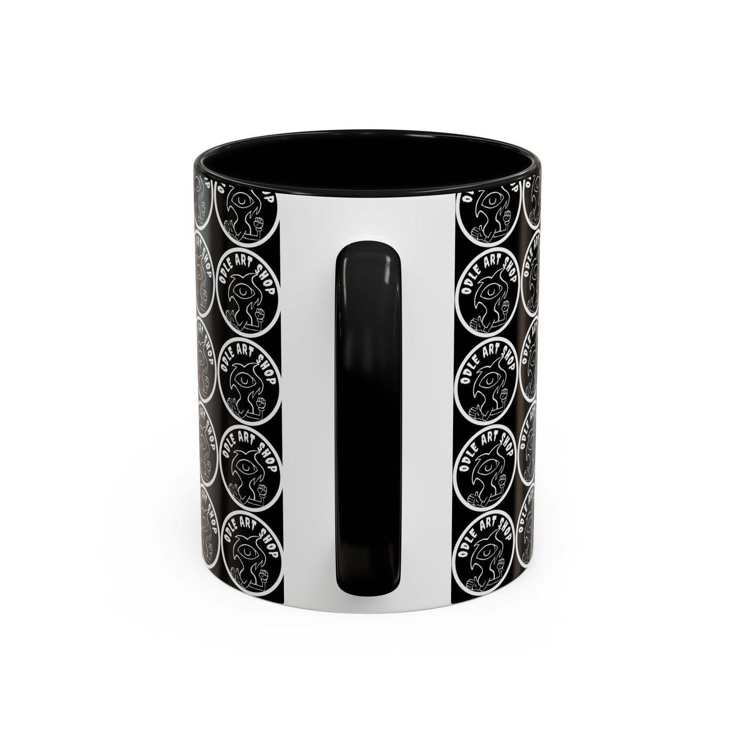 Day of the Dead Accent Coffee Mug, Colorful Skull Design Mug, Halloween Coffee Cup, Unique Art Coffee Mug