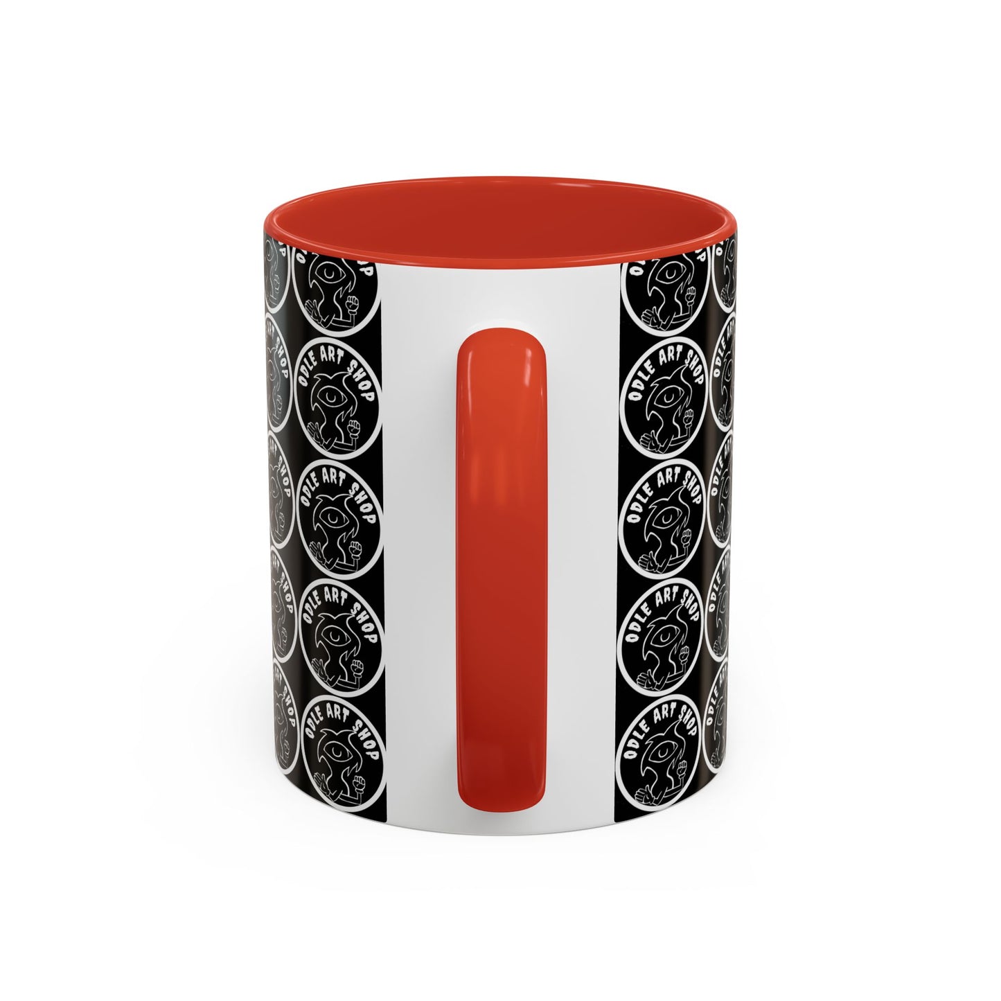 Day of the Dead Accent Coffee Mug, Colorful Skull Design Mug, Halloween Coffee Cup, Unique Art Coffee Mug