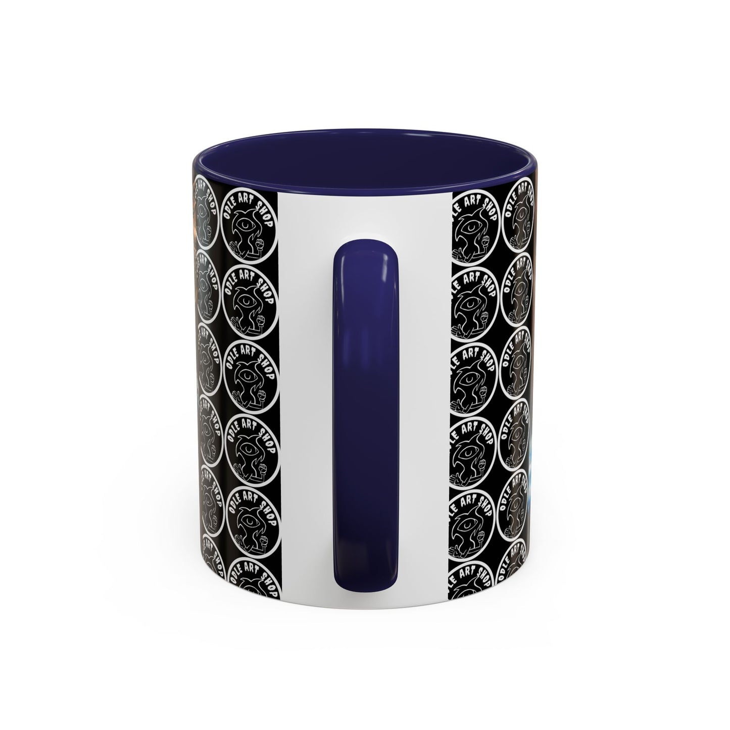 Space Adventure Coffee Mug - Retro Sci‑Fi Crew & Alien Monsters