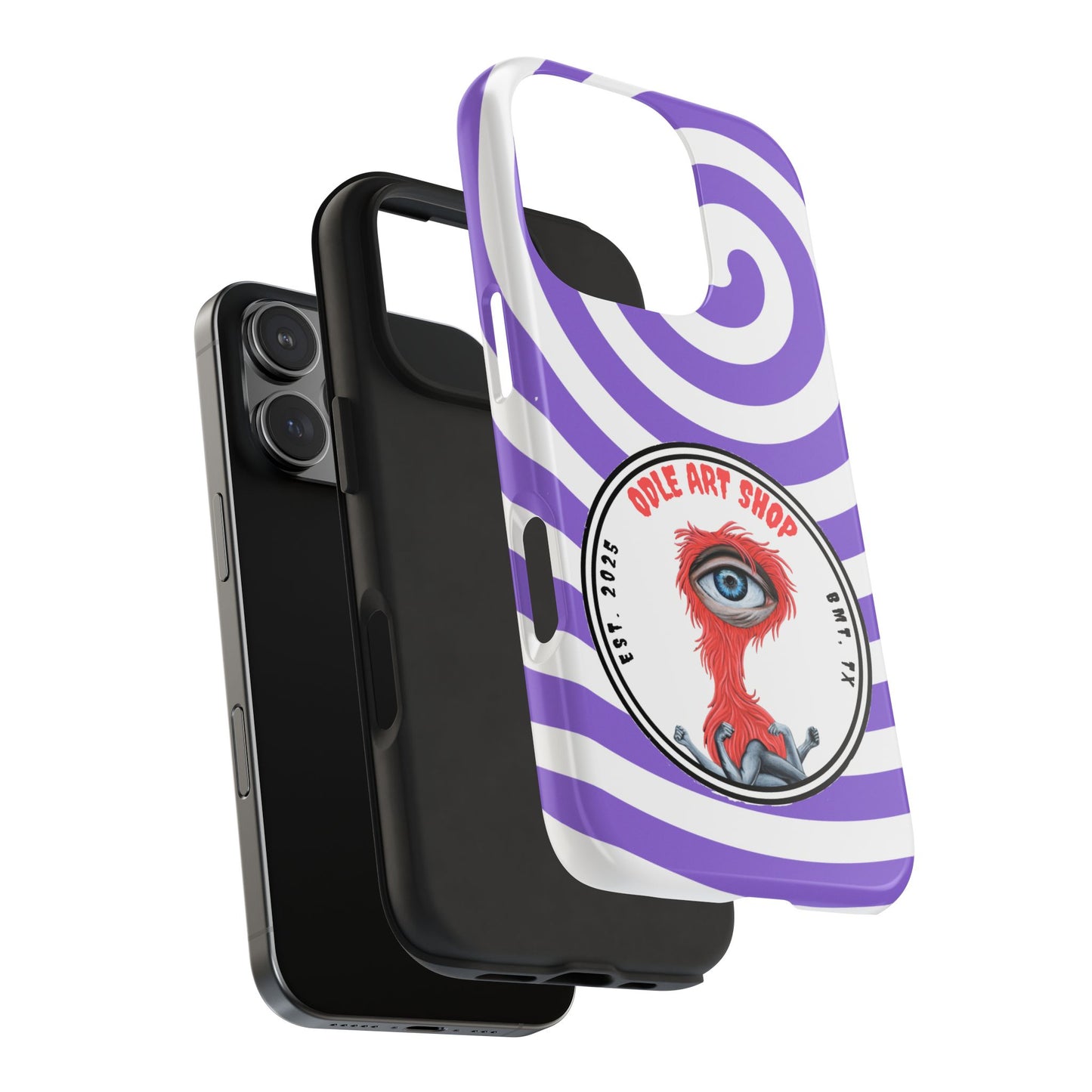 Unique Artistic Tough Phone Cases with Eye Design