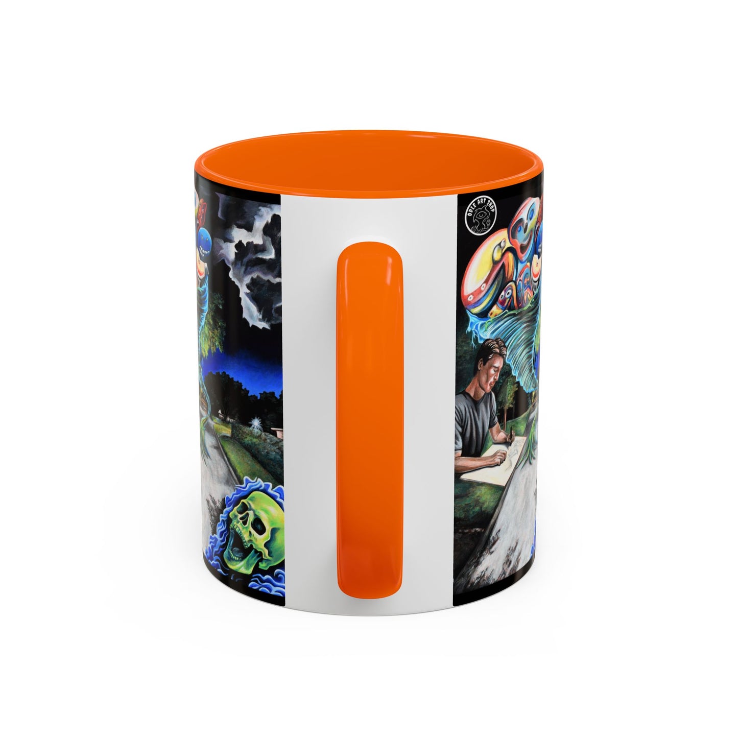 Artistic Accent Coffee Mug - Unique Gift for Coffee Lovers, Creative Aesthetic, Home Decor, Art Enthusiast, Birthday Present, Collectible