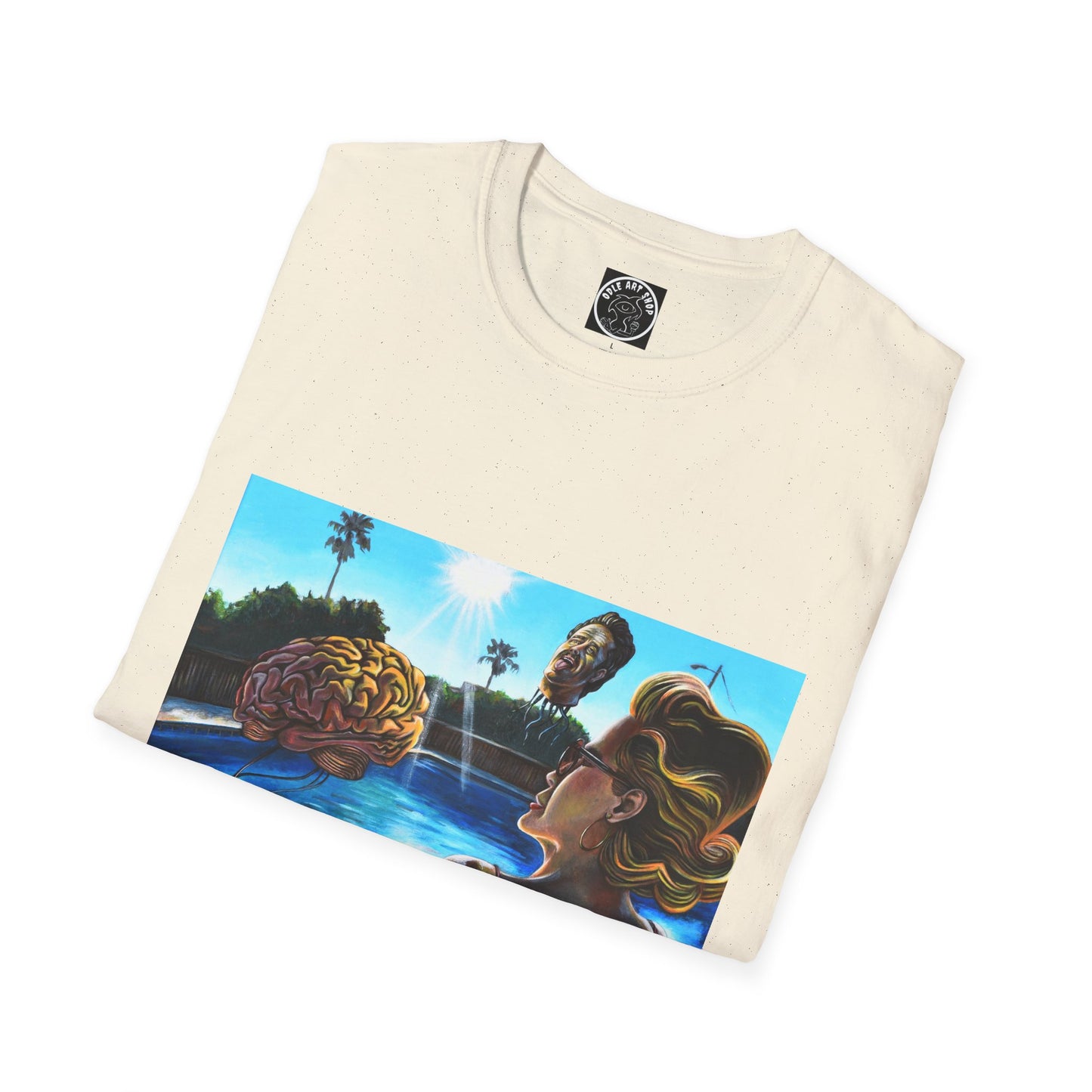 Retro Pool Party T-Shirt — Vintage Surfer Beach Art Tee