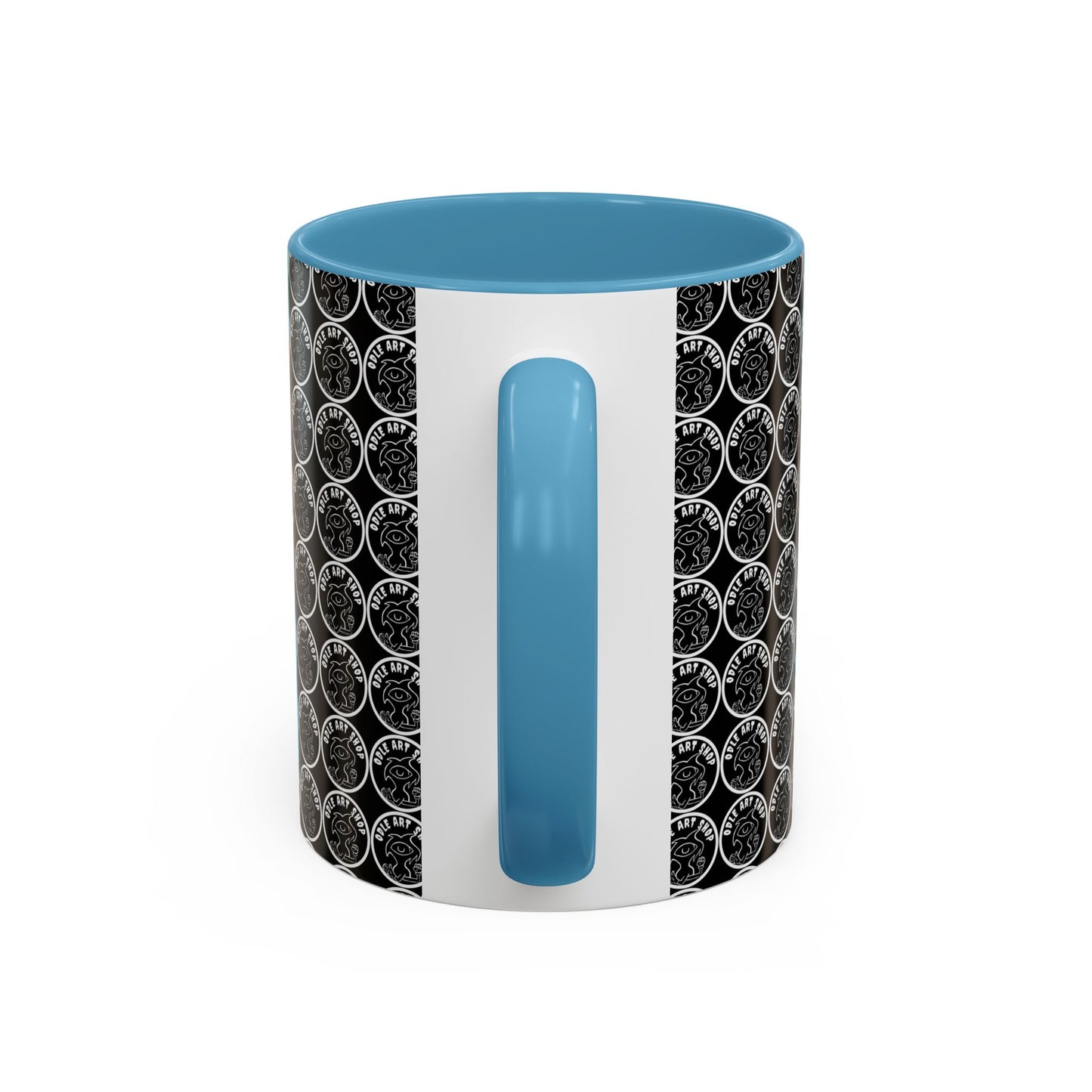 Surreal Poolside Art Coffee Mug — Color Accent 11/15oz