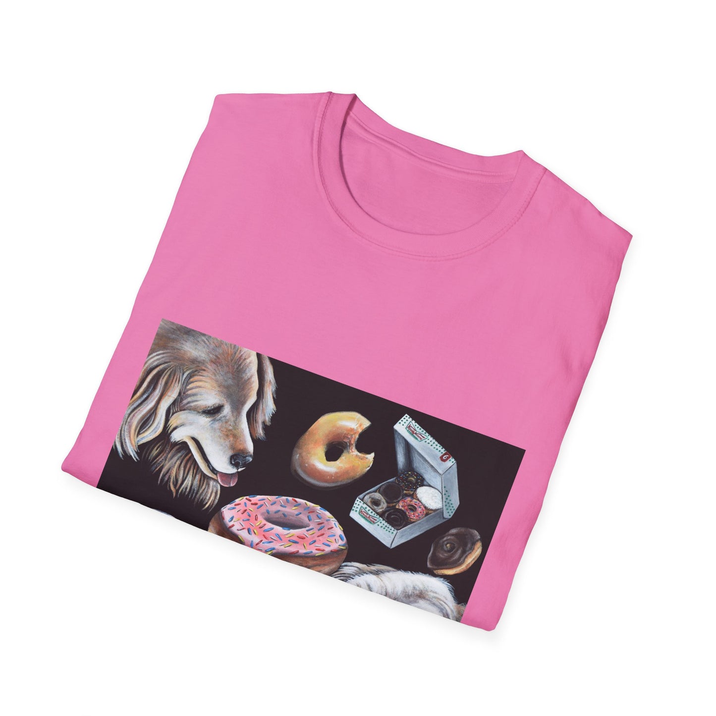 Dog Lover's Donut Delight Unisex T-Shirt