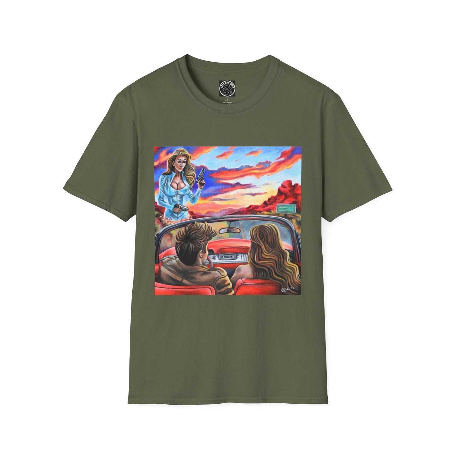 Retro Road Trip Unisex Softstyle T-Shirt | Nostalgic Graphic Tee for Adventure Lovers, Summer Outing, Gift for Travelers, Cute Casual [...]