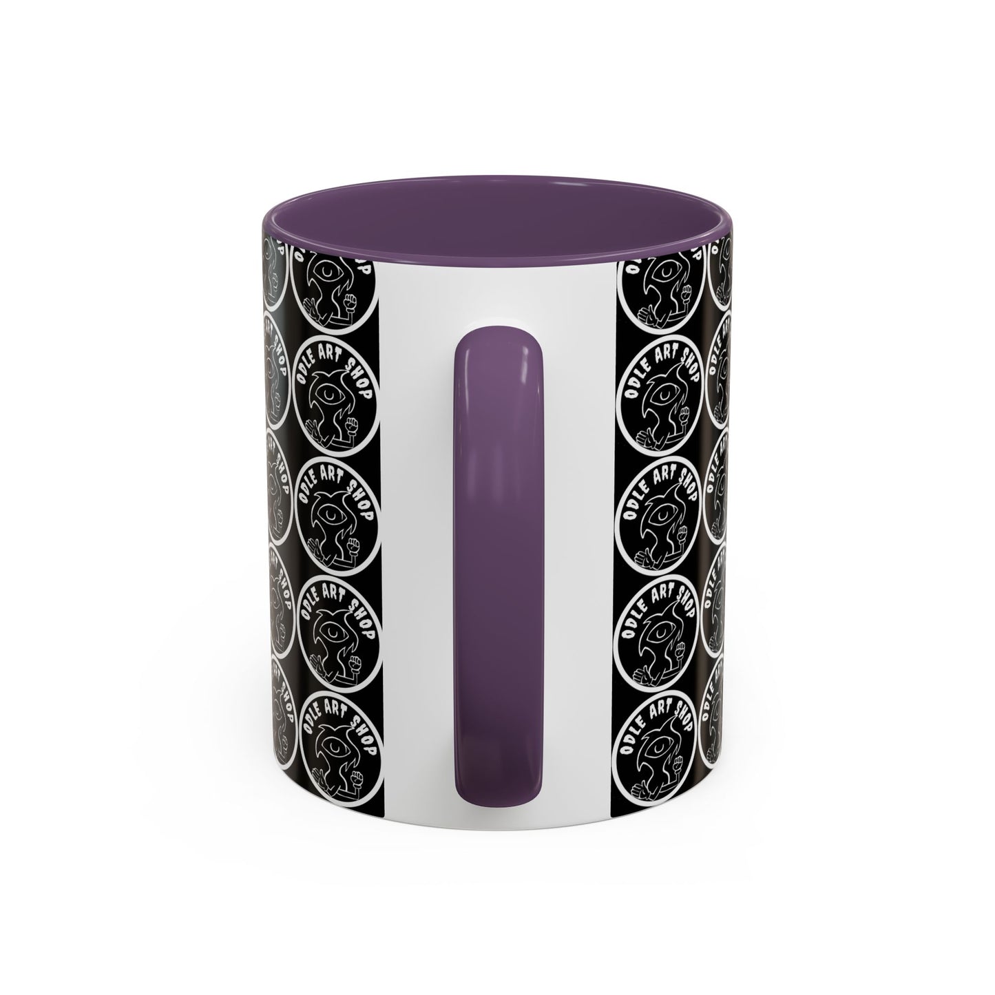 Day of the Dead Accent Coffee Mug, Colorful Skull Design Mug, Halloween Coffee Cup, Unique Art Coffee Mug