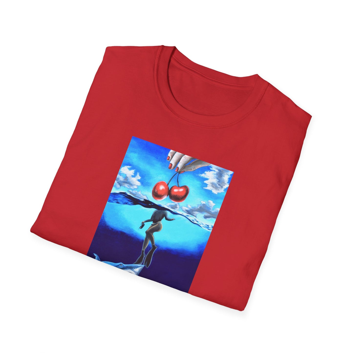 Bold Artistic Unisex T-Shirt, Graphic Tee for Art Lovers, Unique Gift for Birthdays, Creative Fashion, Casual Wear