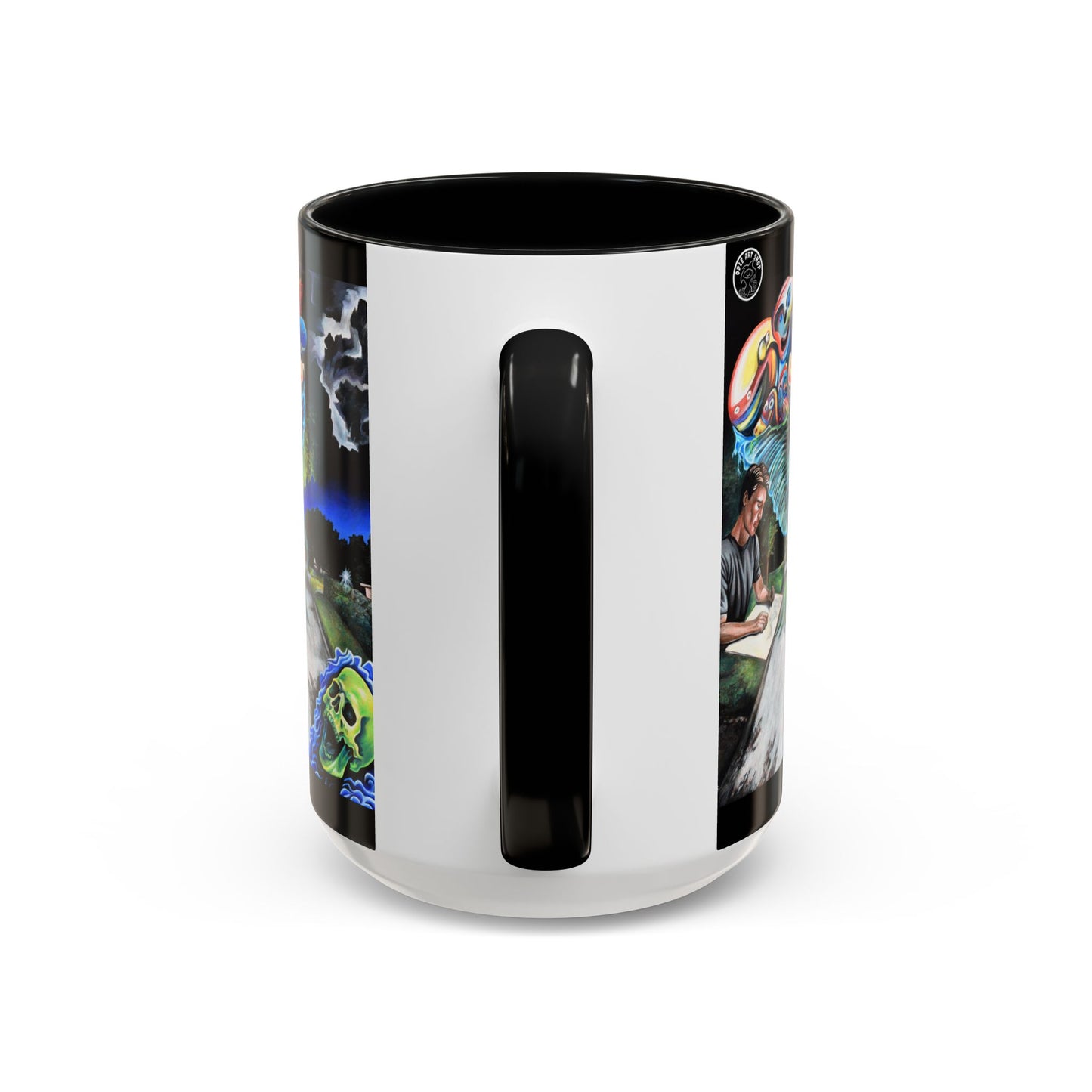 Artistic Accent Coffee Mug - Unique Gift for Coffee Lovers, Creative Aesthetic, Home Decor, Art Enthusiast, Birthday Present, Collectible