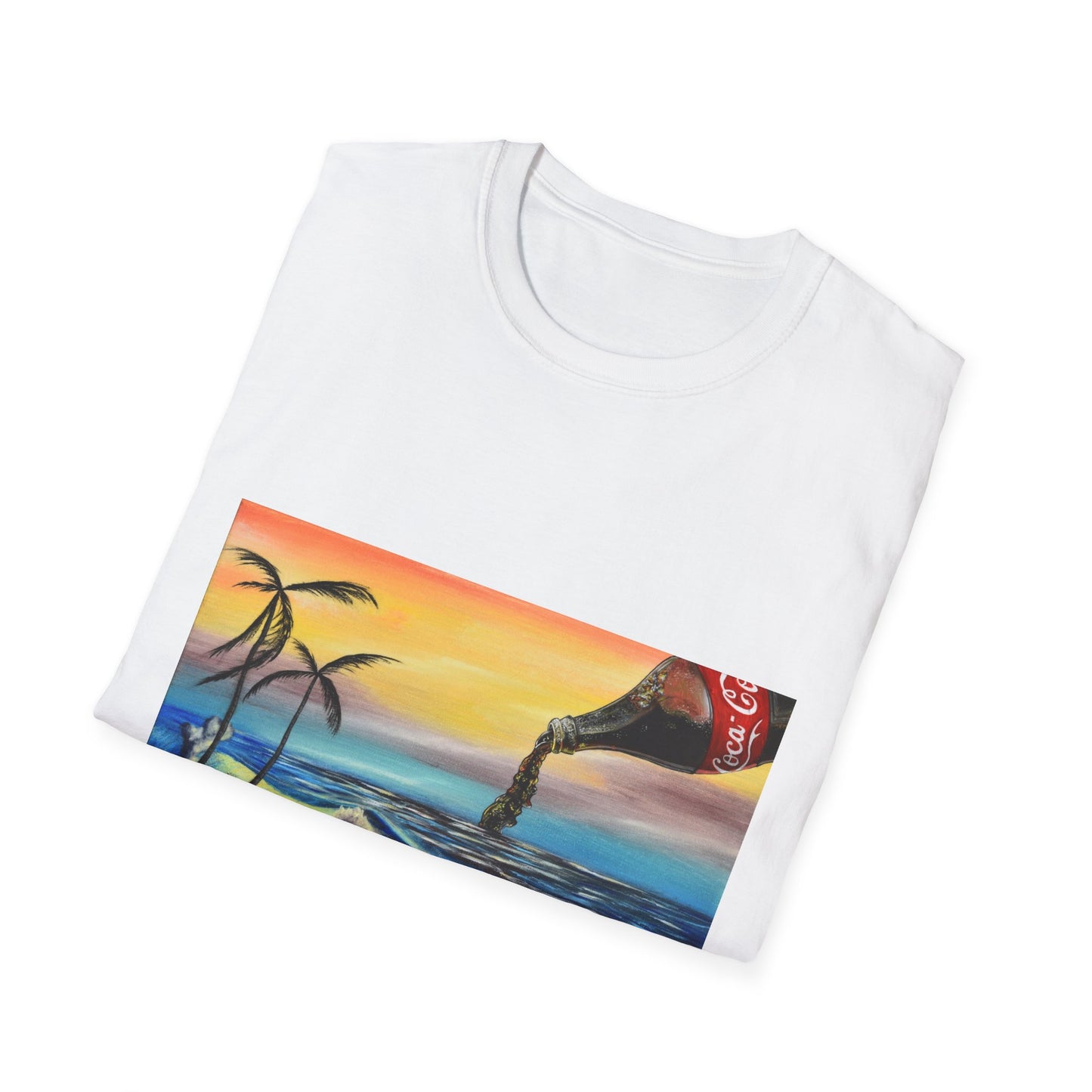 Coca-Cola Beach Vibes Unisex Softstyle T-Shirt