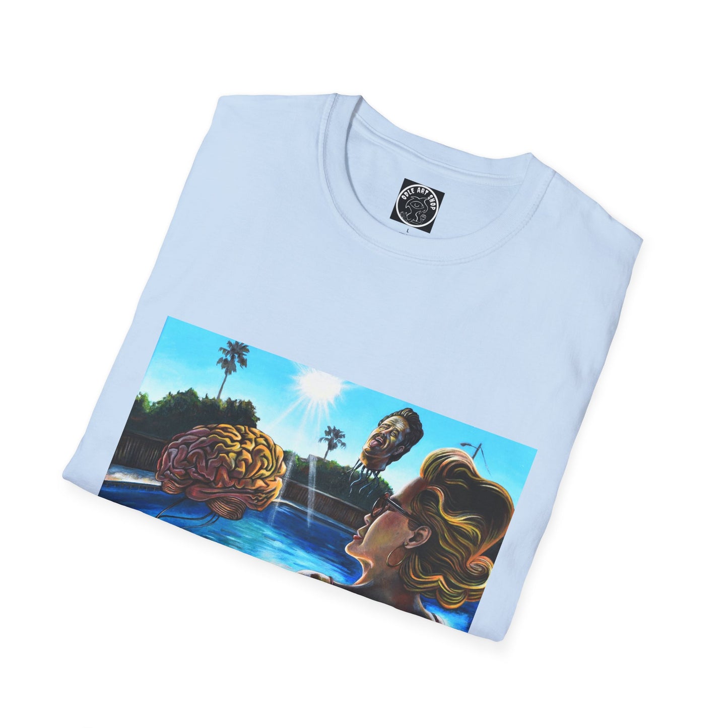 Retro Pool Party T-Shirt — Vintage Surfer Beach Art Tee