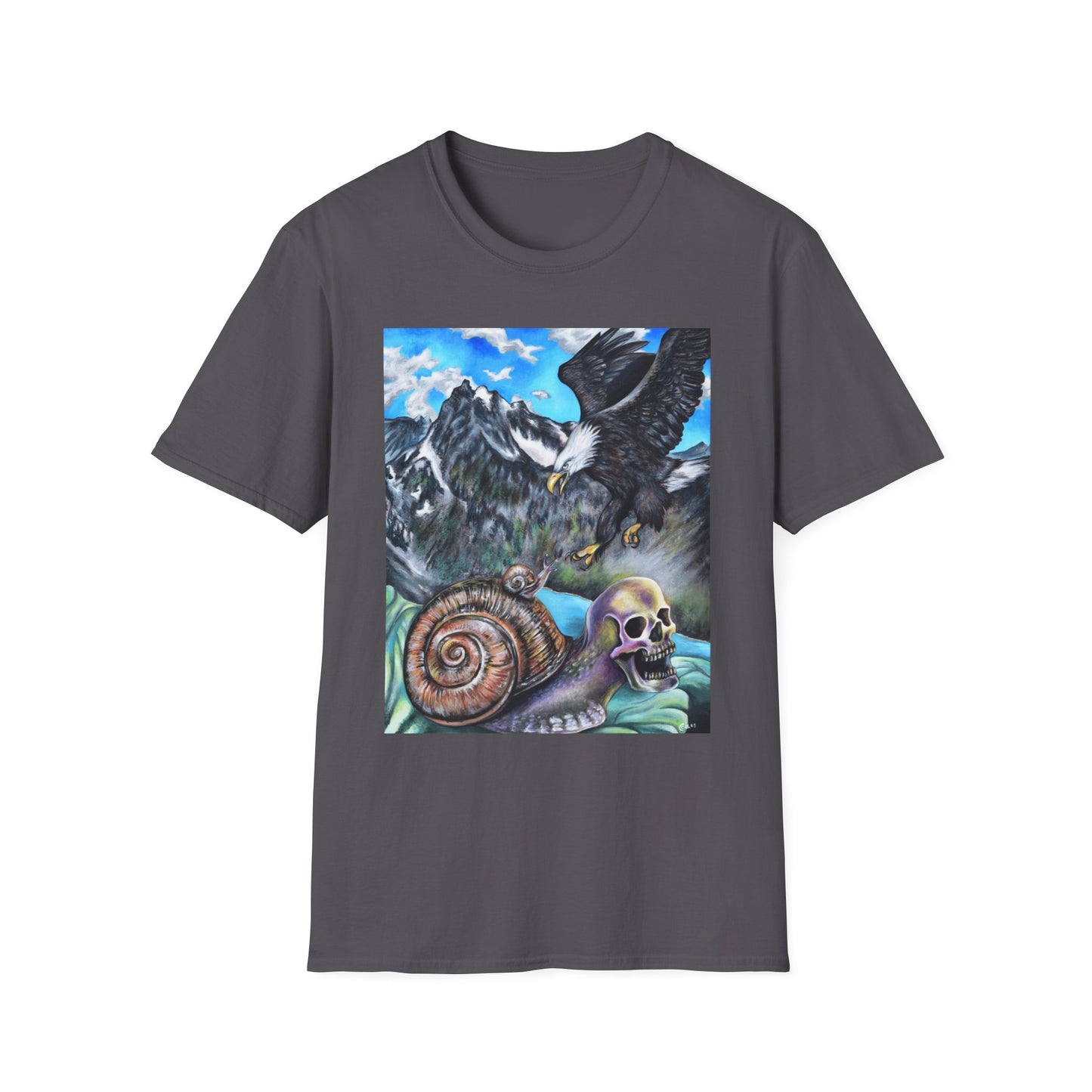 Adventure-Inspired Art Tee, Nature Lover Shirt, Unique Graphic T-Shirt, Boho Casual Wear, Gift for Outdoor Enthusiasts