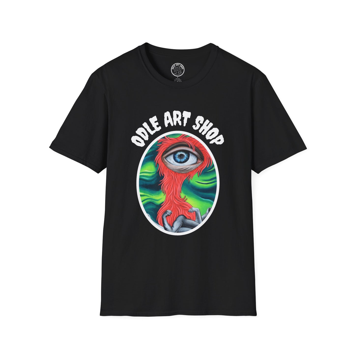 Vibrant Eye Art T-Shirt, Unisex Graphic Tee, Bohemian Style Shirt, Unique Gift, Festival Wear, Casual Everyday Top