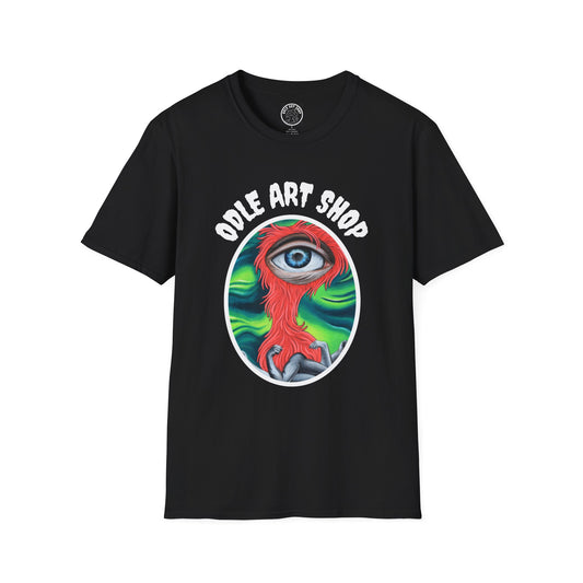 Vibrant Eye Art T-Shirt, Unisex Graphic Tee, Bohemian Style Shirt, Unique Gift, Festival Wear, Casual Everyday Top