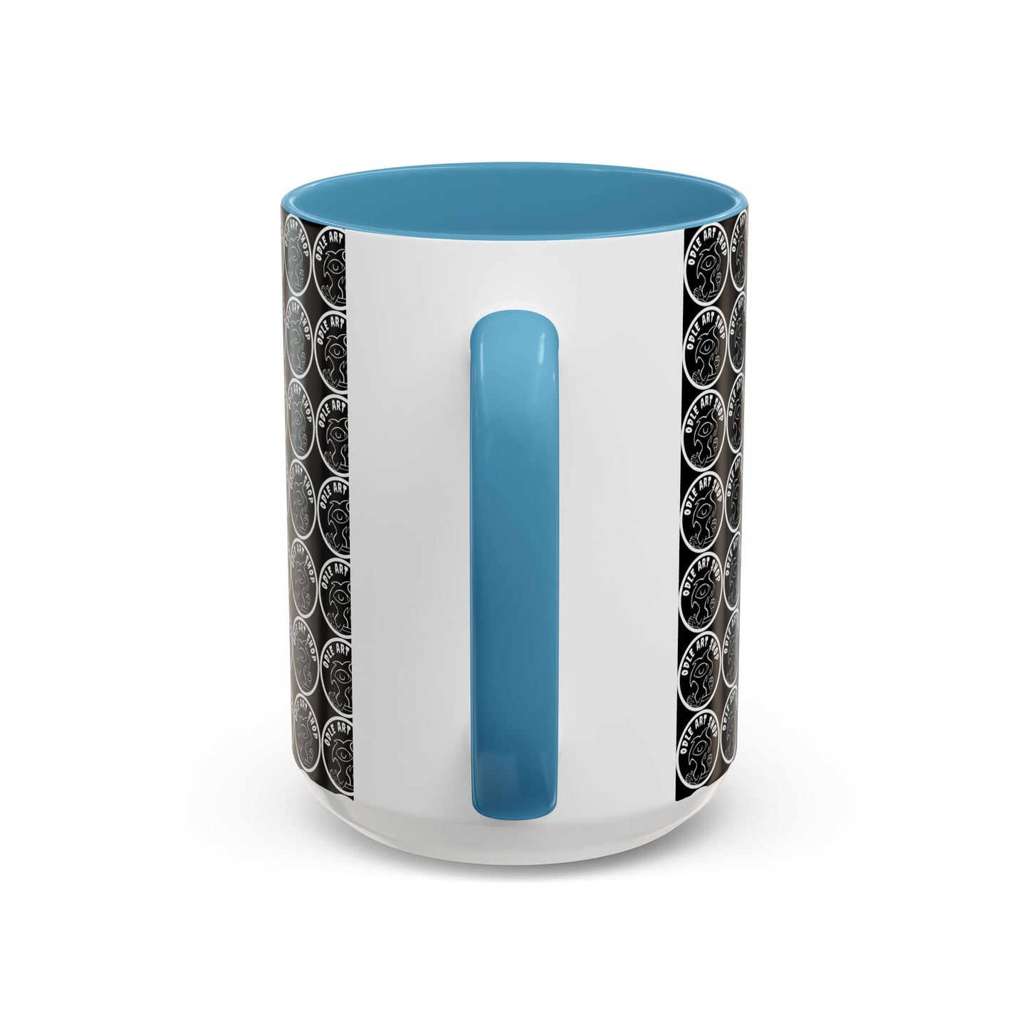 Unique Artistic Accent Coffee Mug with Colorful Ice Cream Design