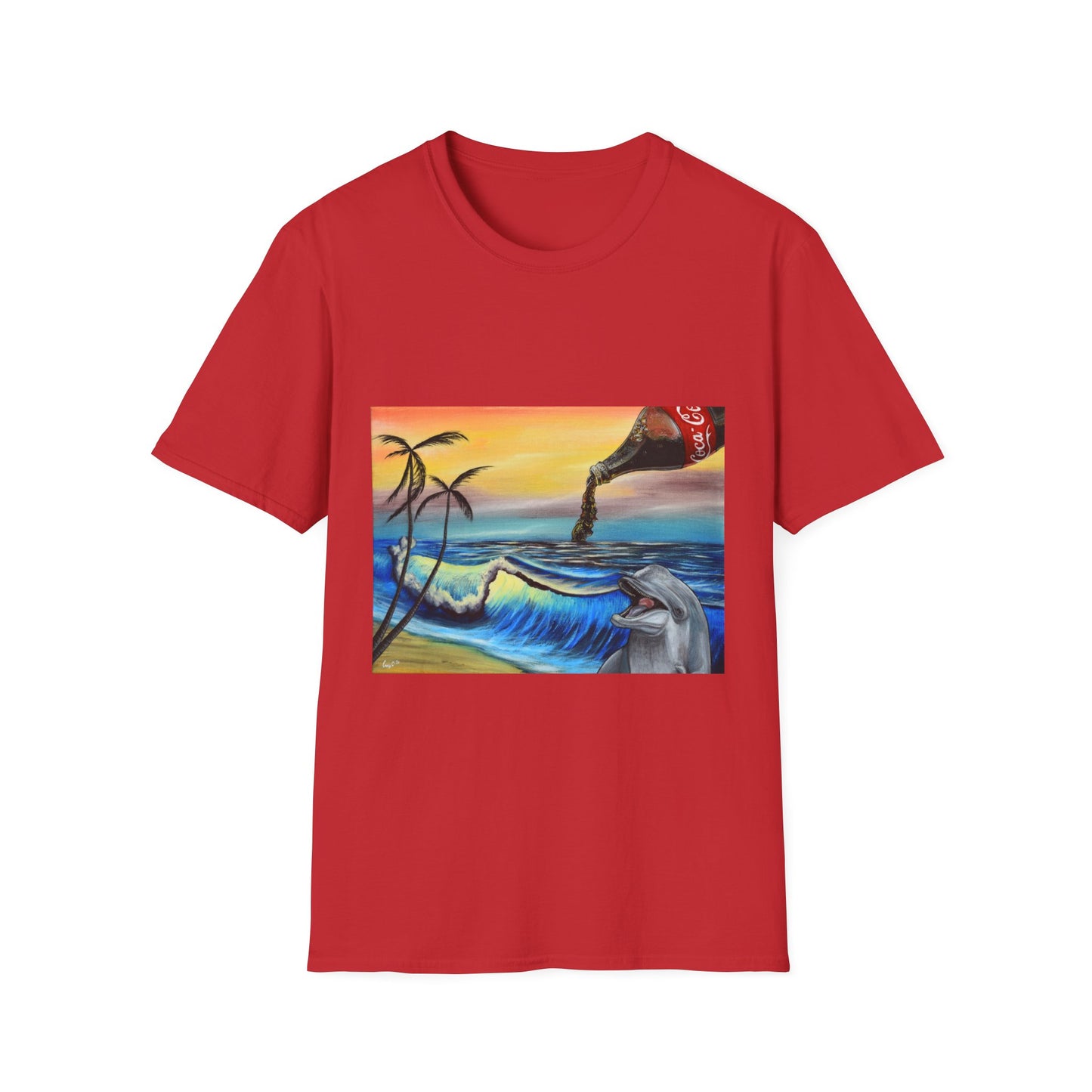 Coca-Cola Beach Vibes Unisex Softstyle T-Shirt