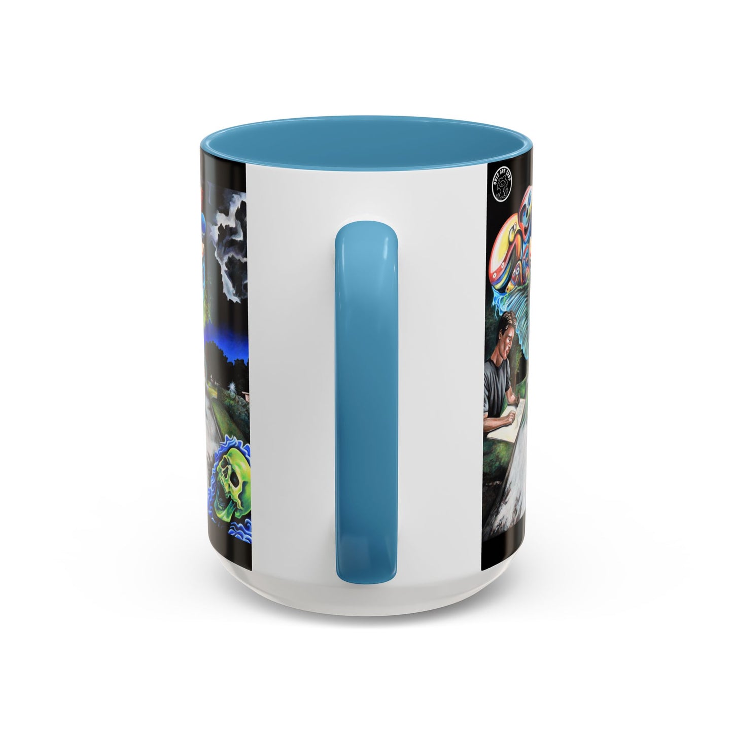 Artistic Accent Coffee Mug - Unique Gift for Coffee Lovers, Creative Aesthetic, Home Decor, Art Enthusiast, Birthday Present, Collectible