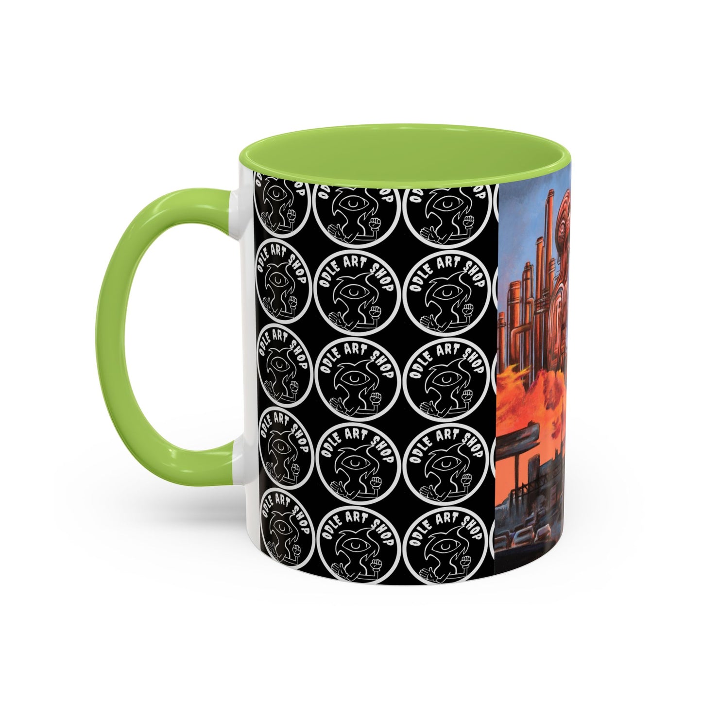 Surreal Art Coffee Mug, Unique Gift for Art Lovers, Home Decor, Black Handle Mug, Perfect for Birthdays, Holidays