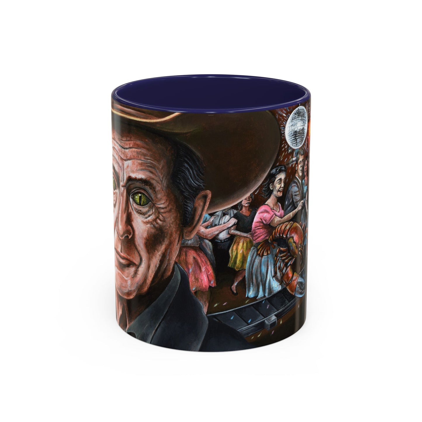 Bad Dream Coffee Mug — Lizard Man Party Monster Coffee Mug (11/15 oz)