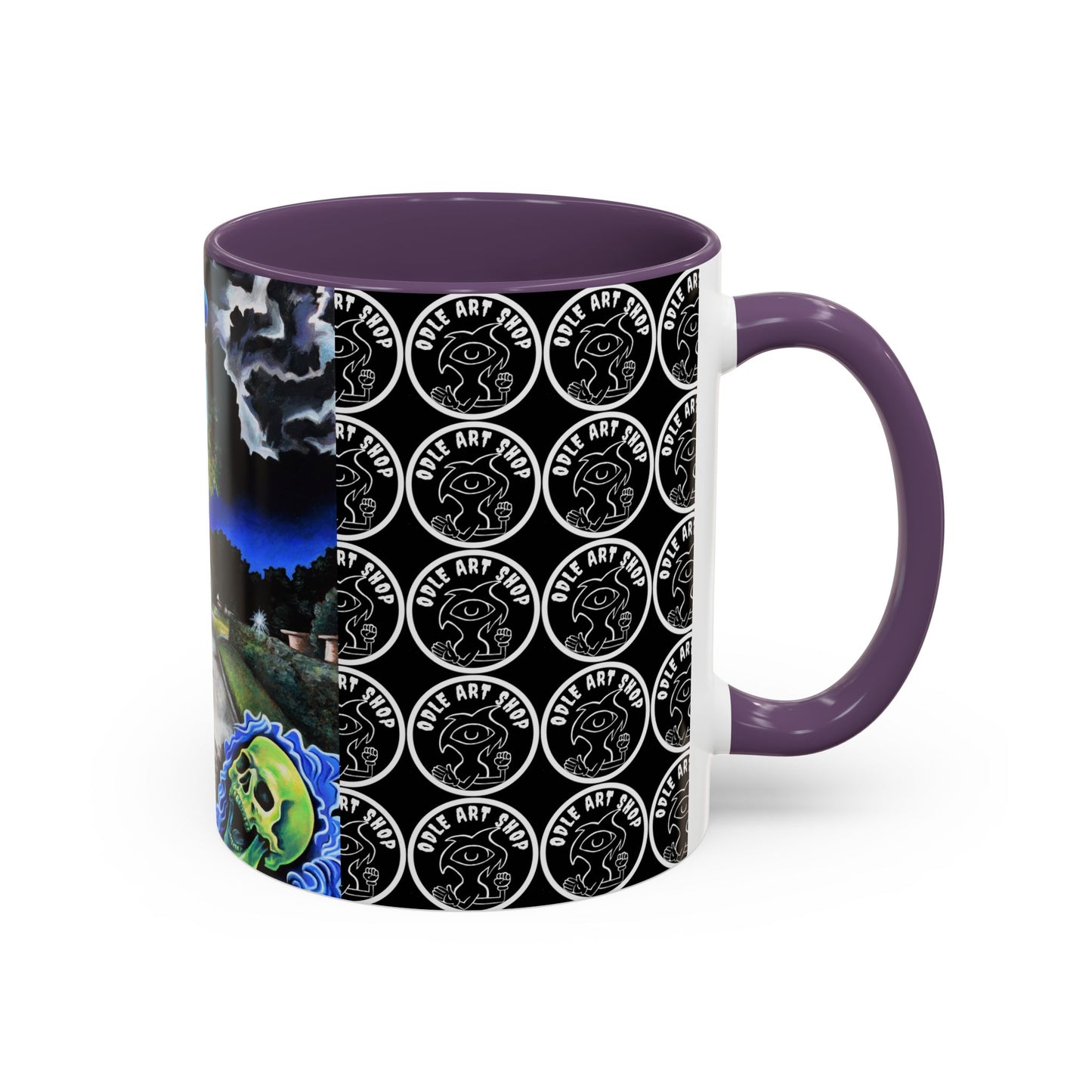 Artistic Accent Coffee Mug - Unique Gift for Coffee Lovers, Creative Aesthetic, Home Decor, Art Enthusiast, Birthday Present, Collectible