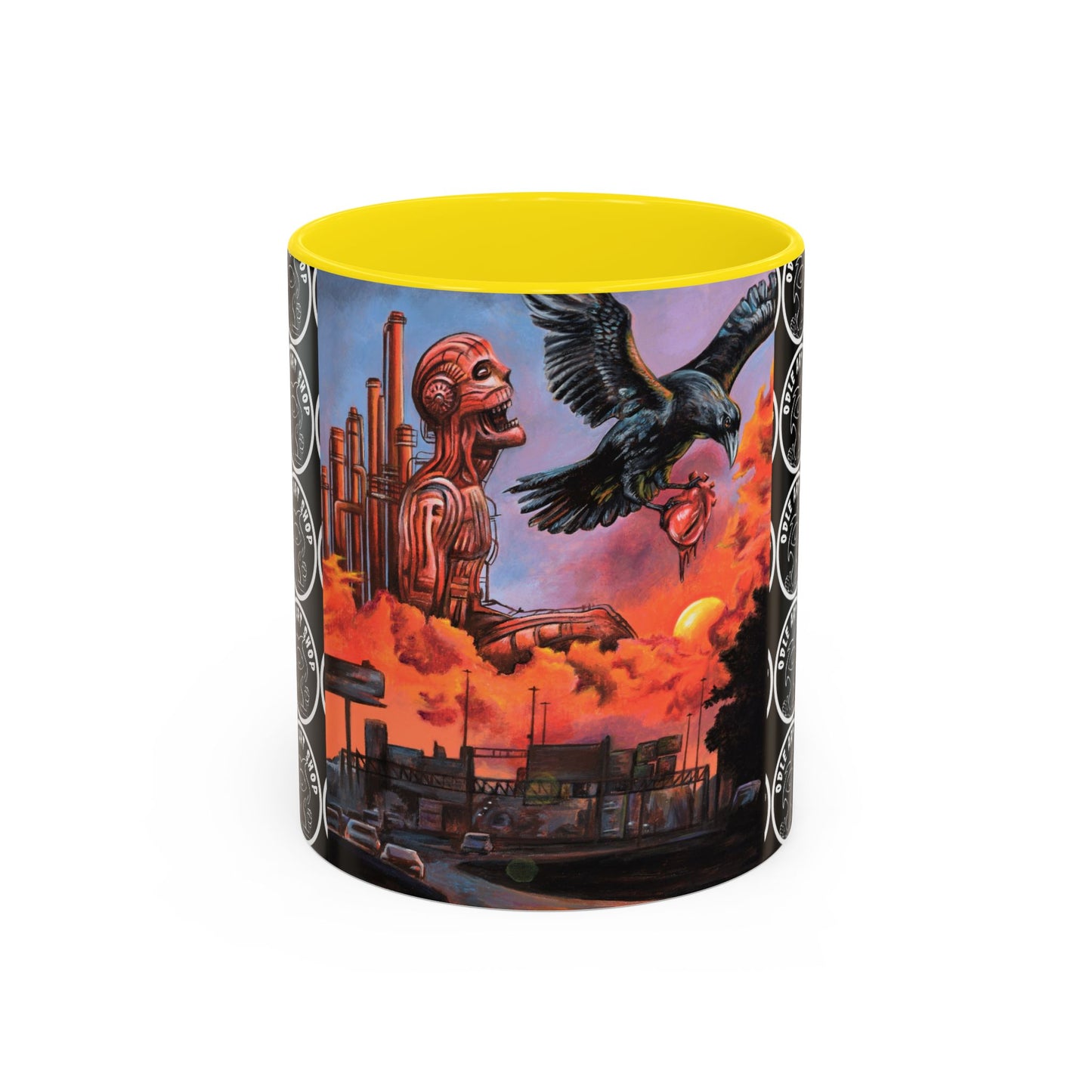 Surreal Art Coffee Mug, Unique Gift for Art Lovers, Home Decor, Black Handle Mug, Perfect for Birthdays, Holidays