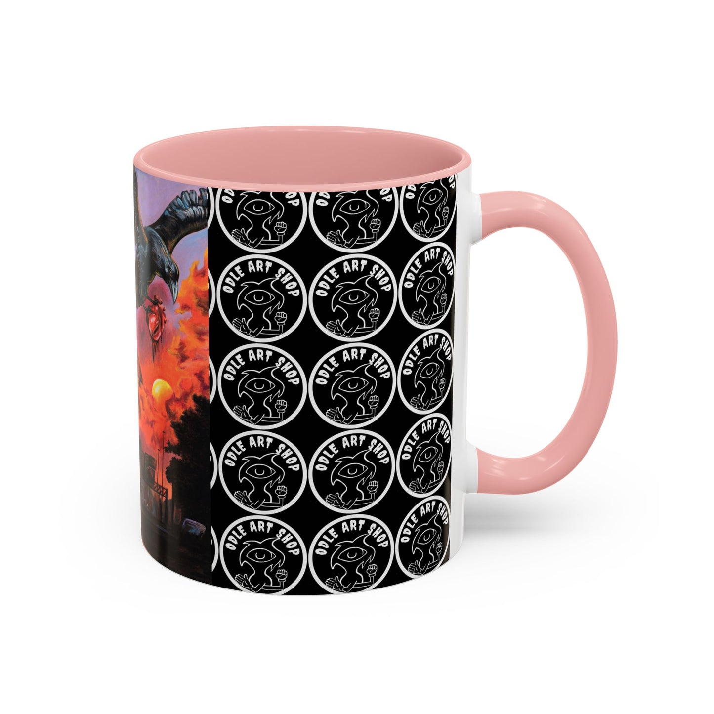 Surreal Art Coffee Mug, Unique Gift for Art Lovers, Home Decor, Black Handle Mug, Perfect for Birthdays, Holidays