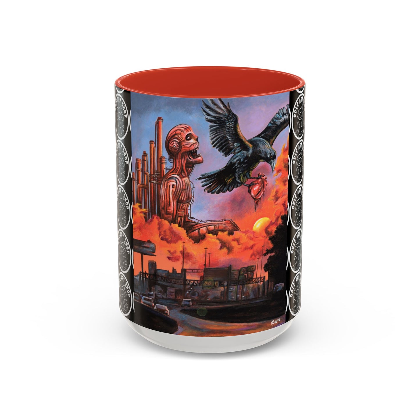 Surreal Art Coffee Mug, Unique Gift for Art Lovers, Home Decor, Black Handle Mug, Perfect for Birthdays, Holidays