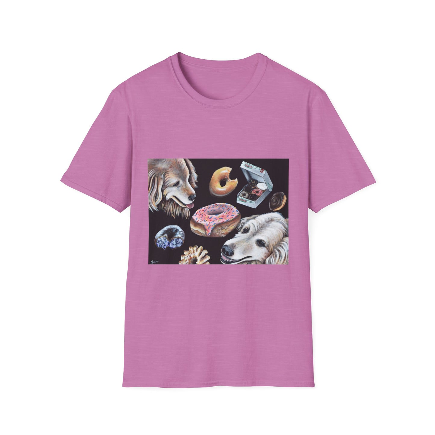 Dog Lover's Donut Delight Unisex T-Shirt