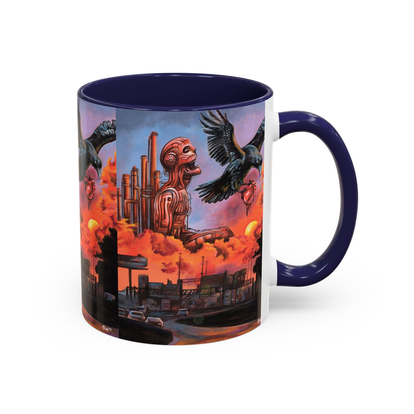 Surreal Art Coffee Mug, Unique Gift for Art Lovers, Home Decor, Black Handle Mug, Perfect for Birthdays, Holidays