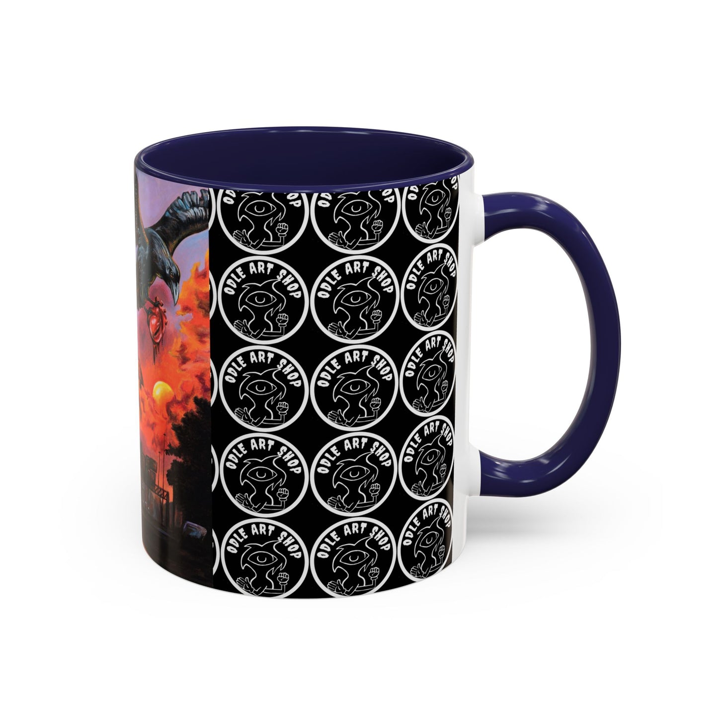 Surreal Art Coffee Mug, Unique Gift for Art Lovers, Home Decor, Black Handle Mug, Perfect for Birthdays, Holidays