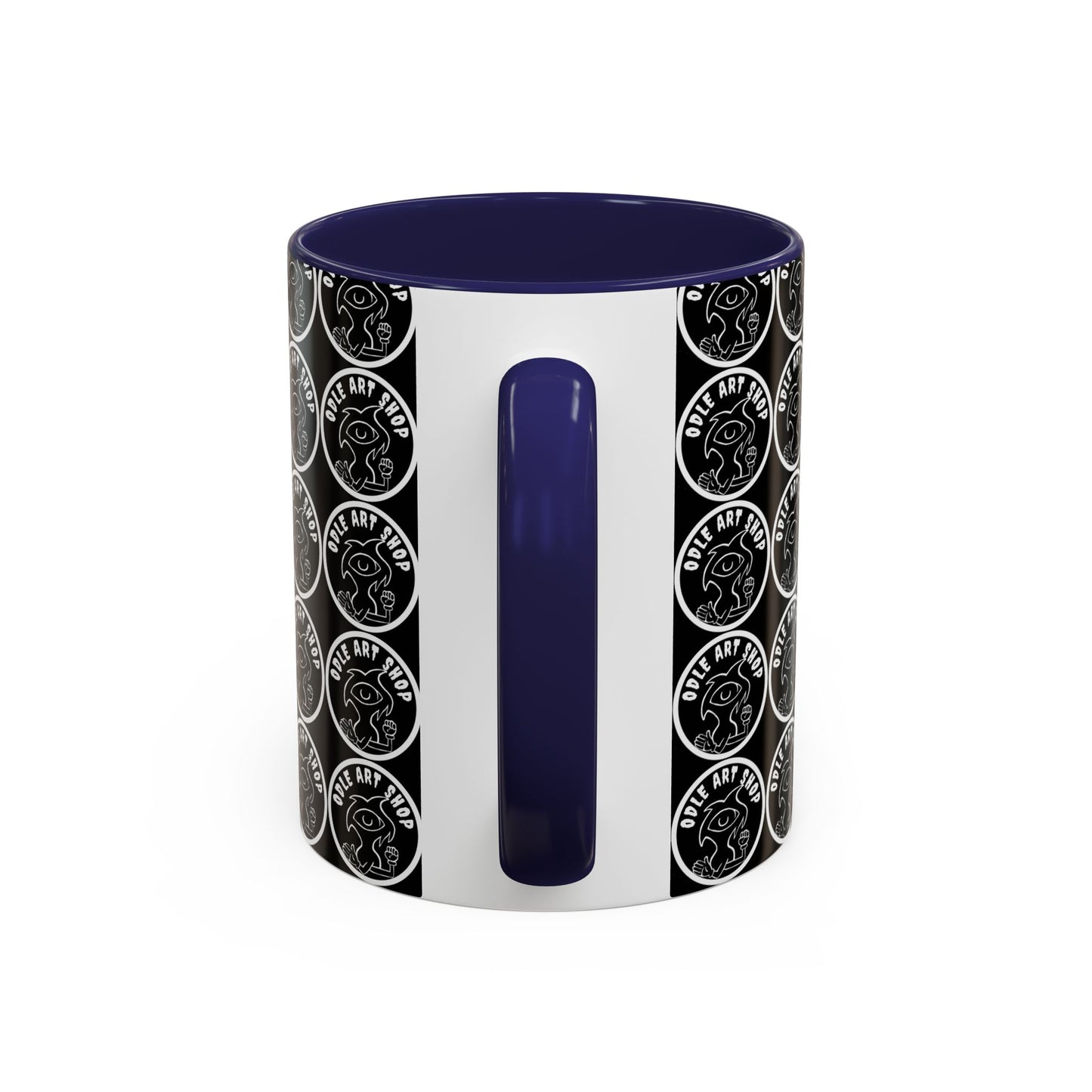 Day of the Dead Accent Coffee Mug, Colorful Skull Design Mug, Halloween Coffee Cup, Unique Art Coffee Mug