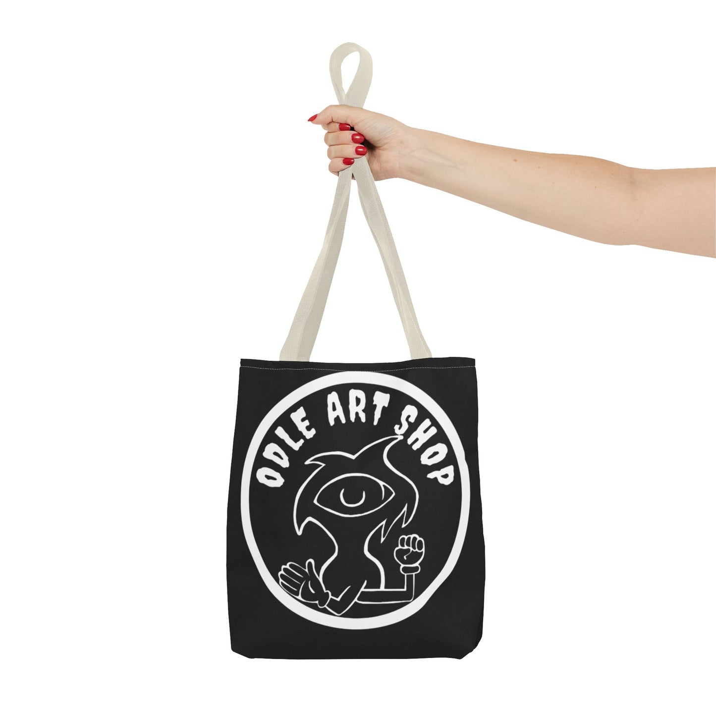 Artistic Tote Bag - Unique AOP Design, Fashionable Eco-Friendly, Everyday Use, Creative Gift, Art Lovers, Shopping Accessory