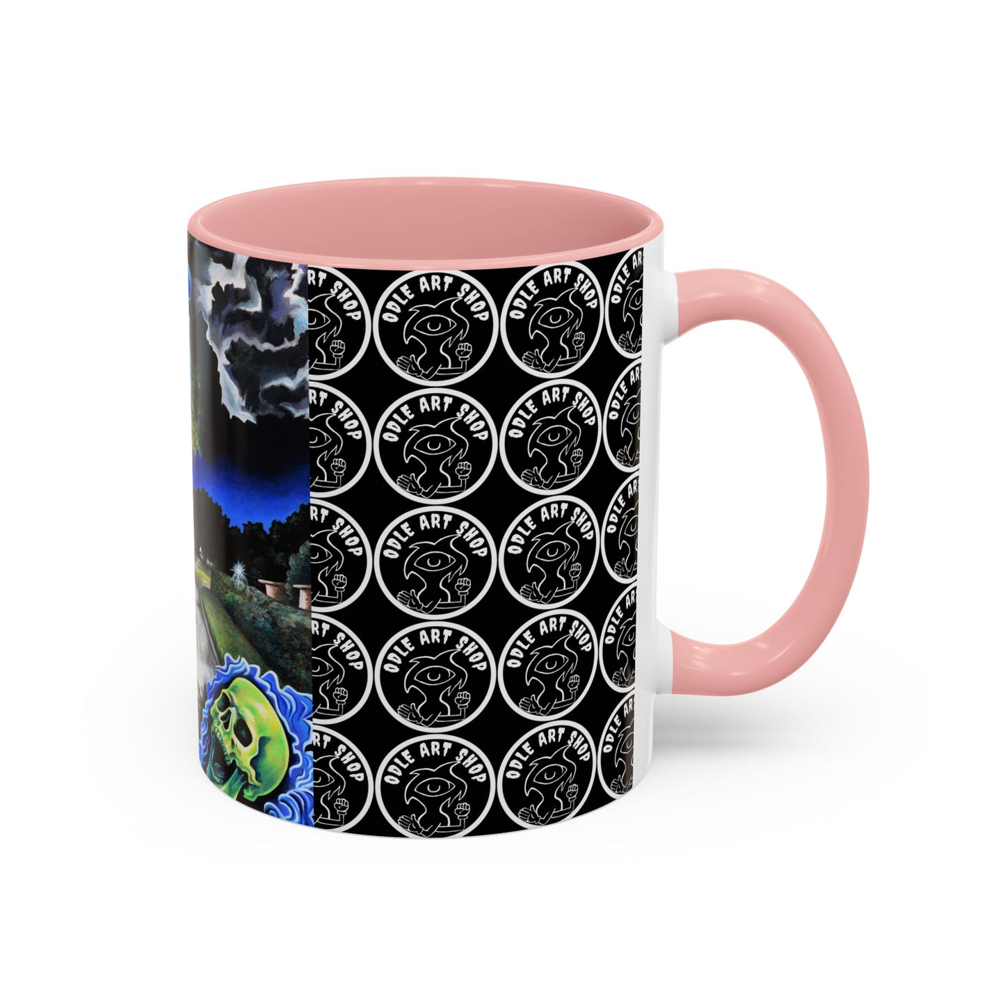 Artistic Accent Coffee Mug - Unique Gift for Coffee Lovers, Creative Aesthetic, Home Decor, Art Enthusiast, Birthday Present, Collectible