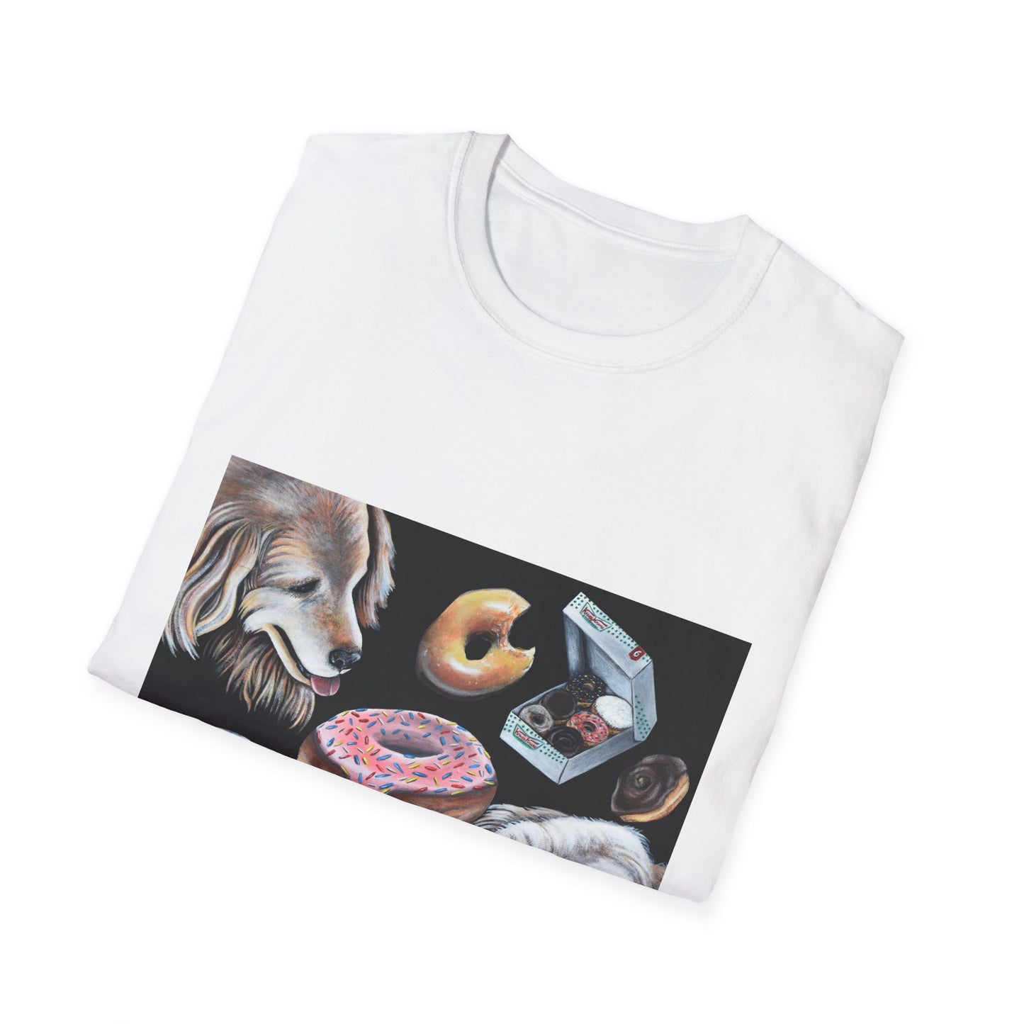 Dog Lover's Donut Delight Unisex T-Shirt