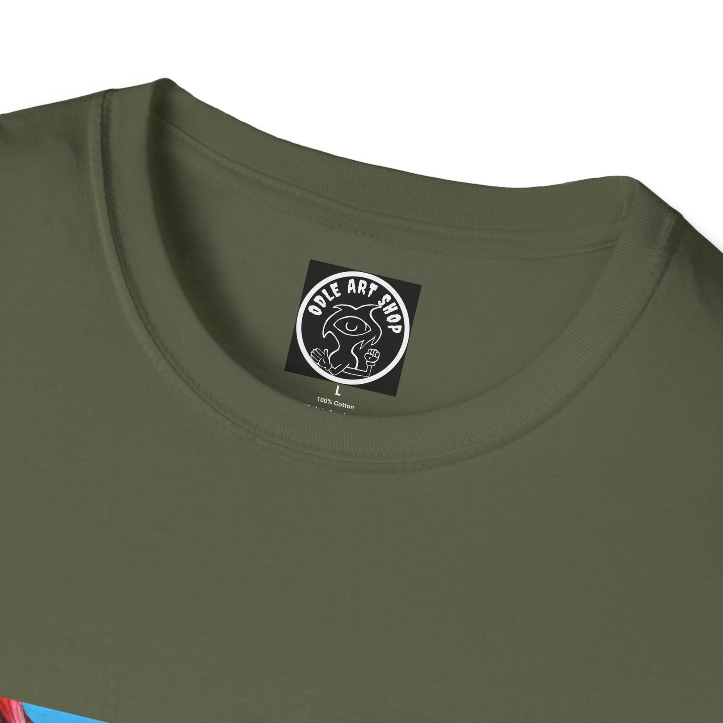 Cosmic Wave T-Shirt — Surreal Meteor Ocean Graphic