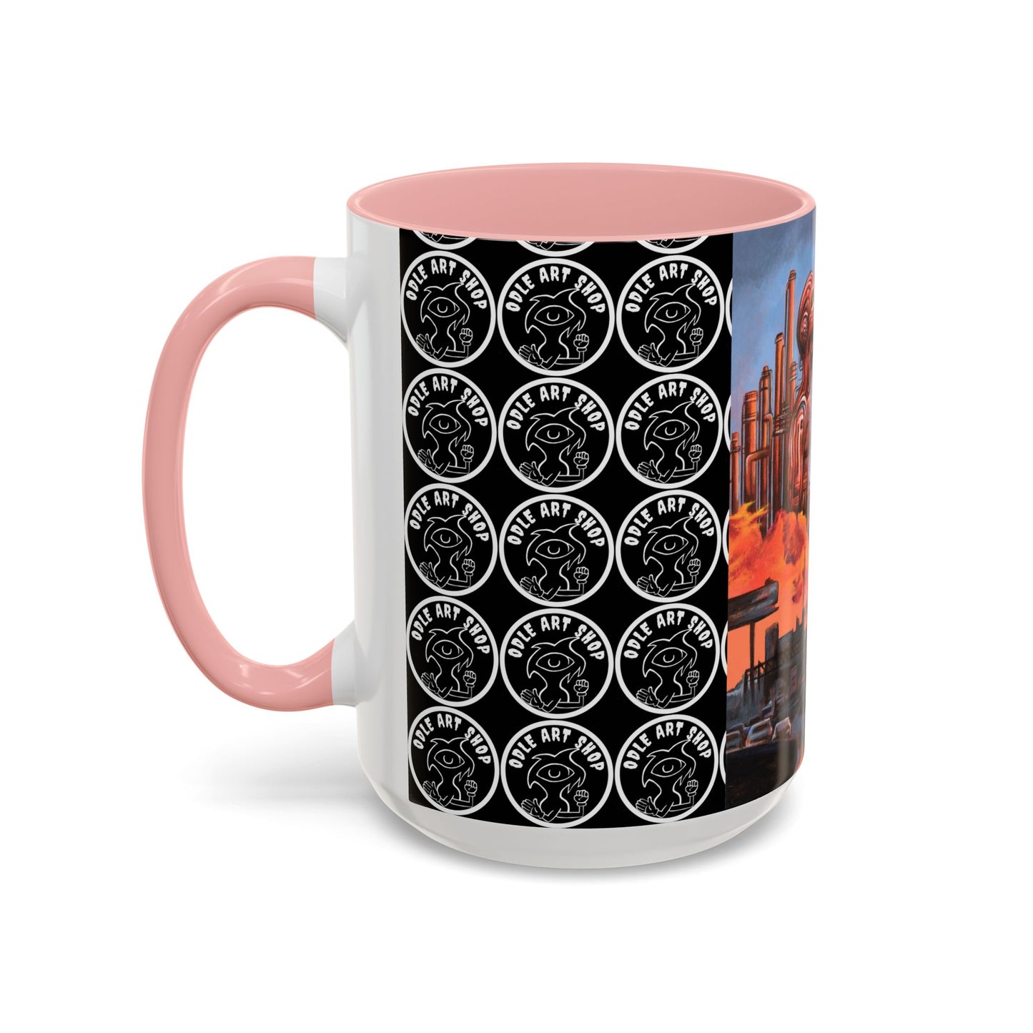 Surreal Art Coffee Mug, Unique Gift for Art Lovers, Home Decor, Black Handle Mug, Perfect for Birthdays, Holidays