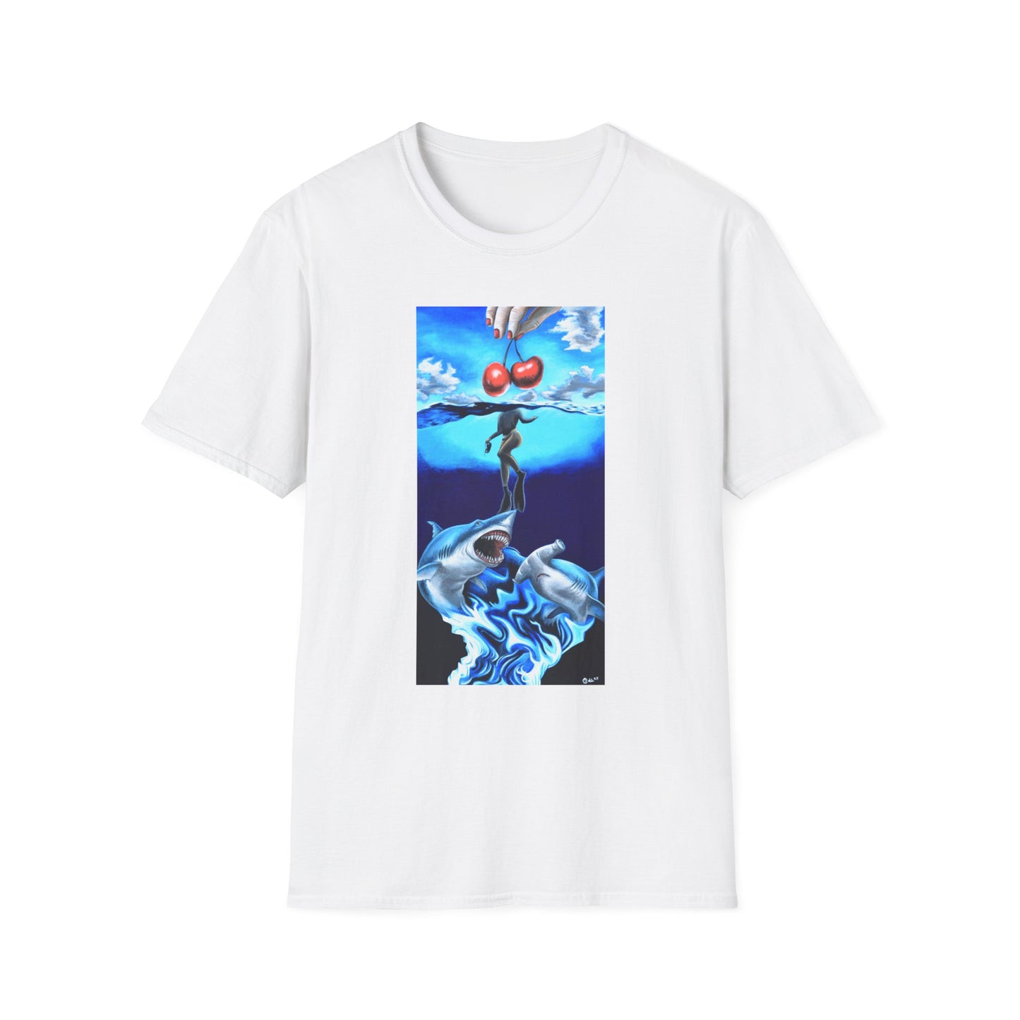 Bold Artistic Unisex T-Shirt, Graphic Tee for Art Lovers, Unique Gift for Birthdays, Creative Fashion, Casual Wear