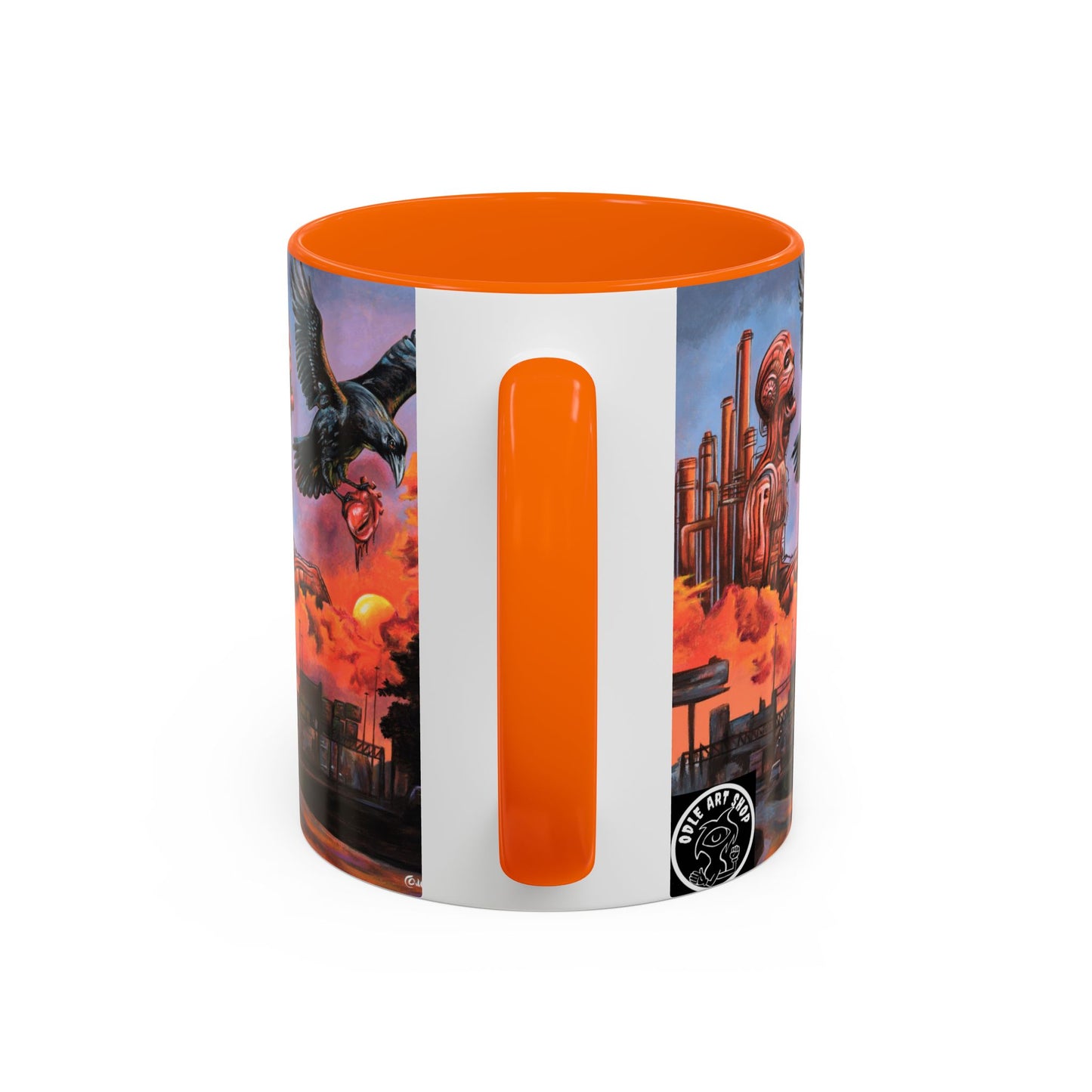 Surreal Art Coffee Mug, Unique Gift for Art Lovers, Home Decor, Black Handle Mug, Perfect for Birthdays, Holidays