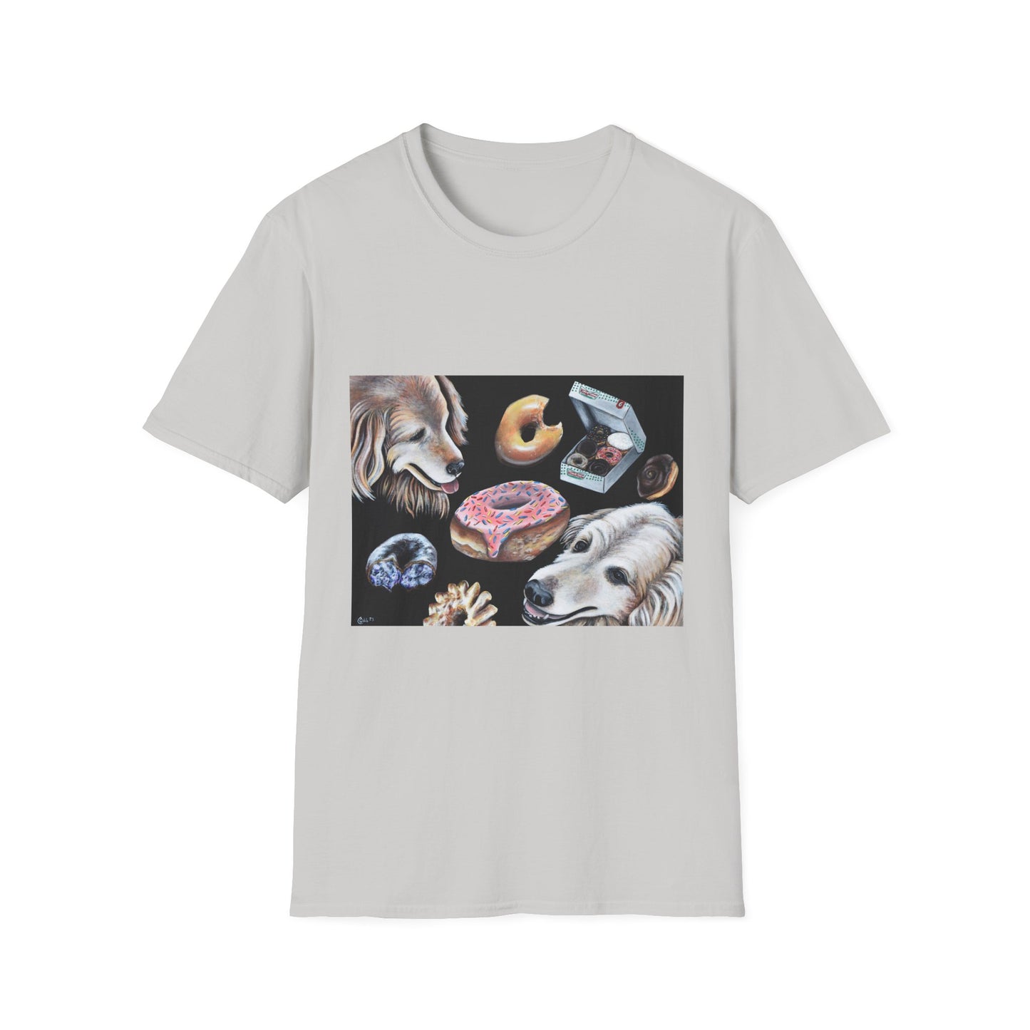 Dog Lover's Donut Delight Unisex T-Shirt