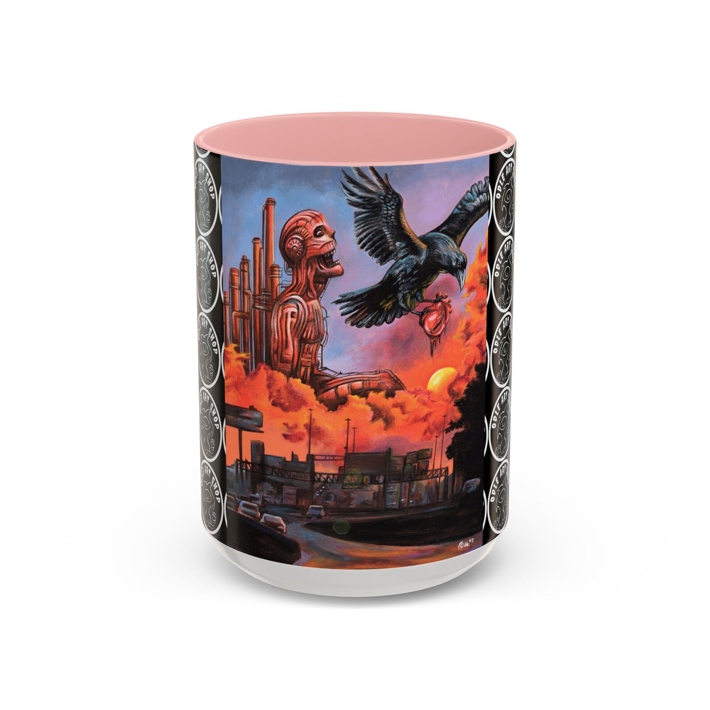 Surreal Art Coffee Mug, Unique Gift for Art Lovers, Home Decor, Black Handle Mug, Perfect for Birthdays, Holidays